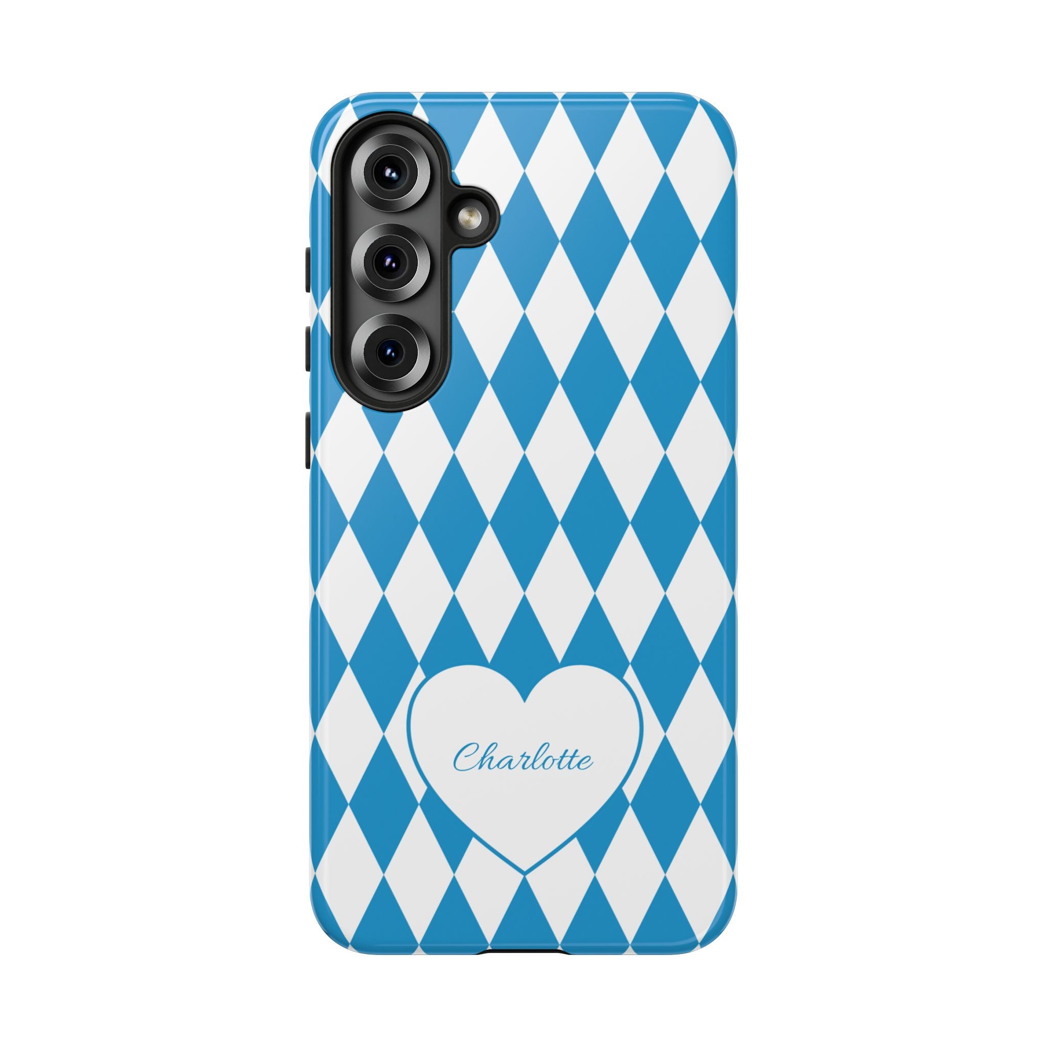 BAYERN BLAU WEISS – Personalisierte Handyhülle mit Dual-Layer-Schutz