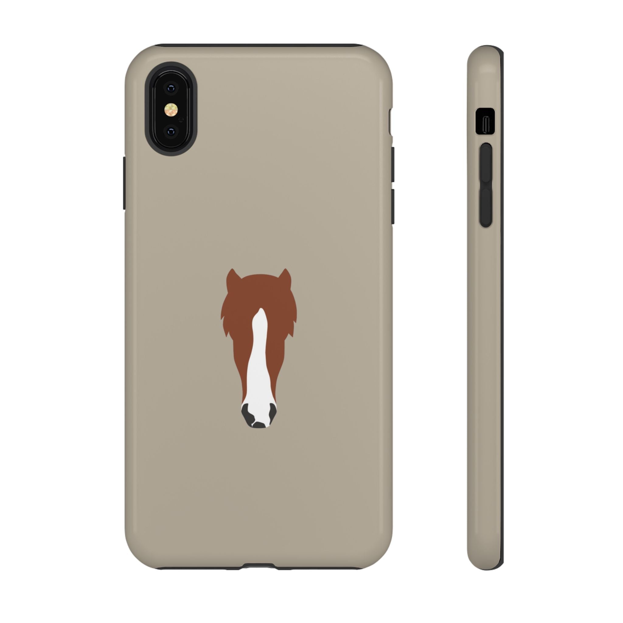 UNIQUE ANIMAL ART EDITION BEIGE – Personalisierte Handyhülle mit Dual-Layer-Schutz