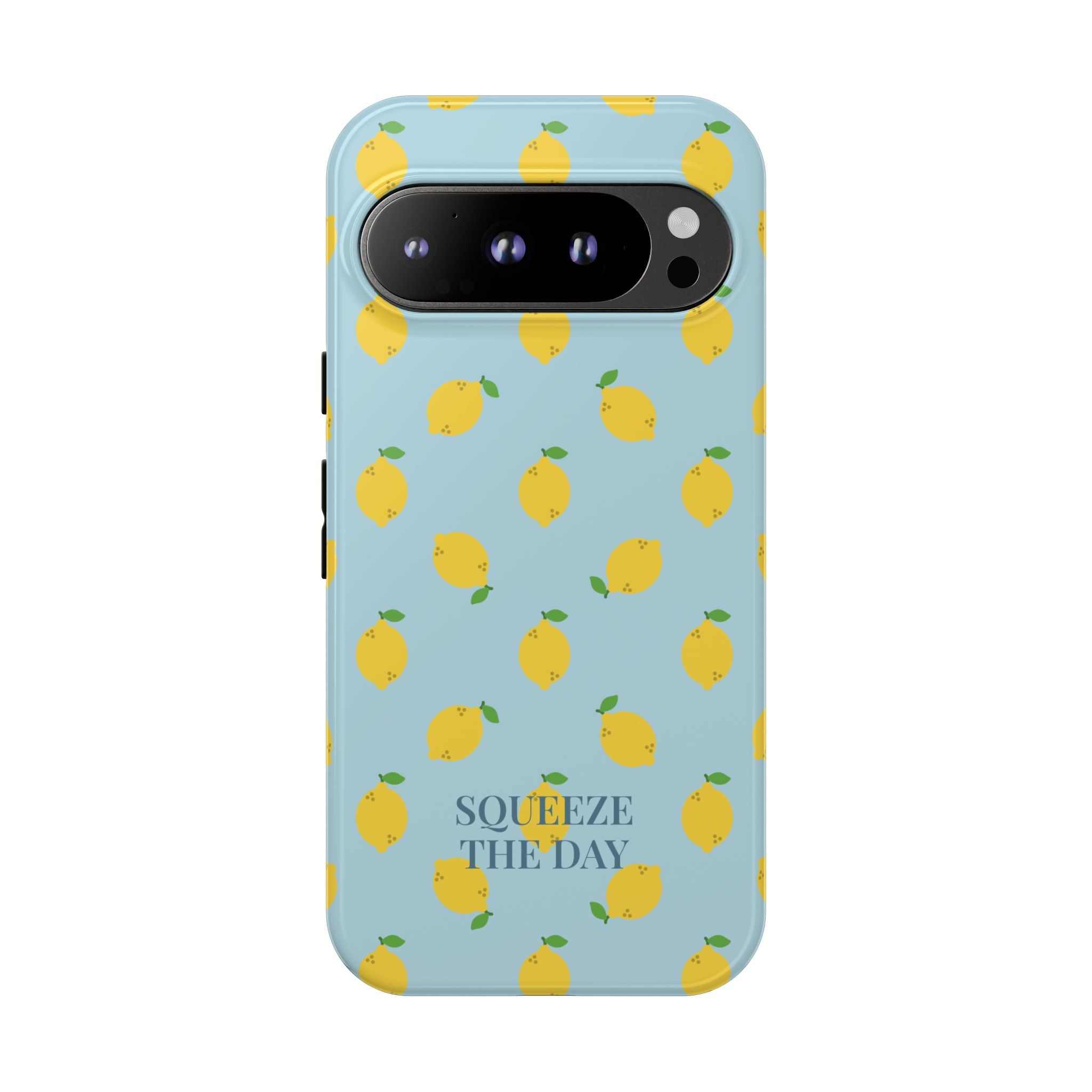 LEMONS BLUE SKY – Personalisierte Handyhülle mit Dual-Layer-Schutz