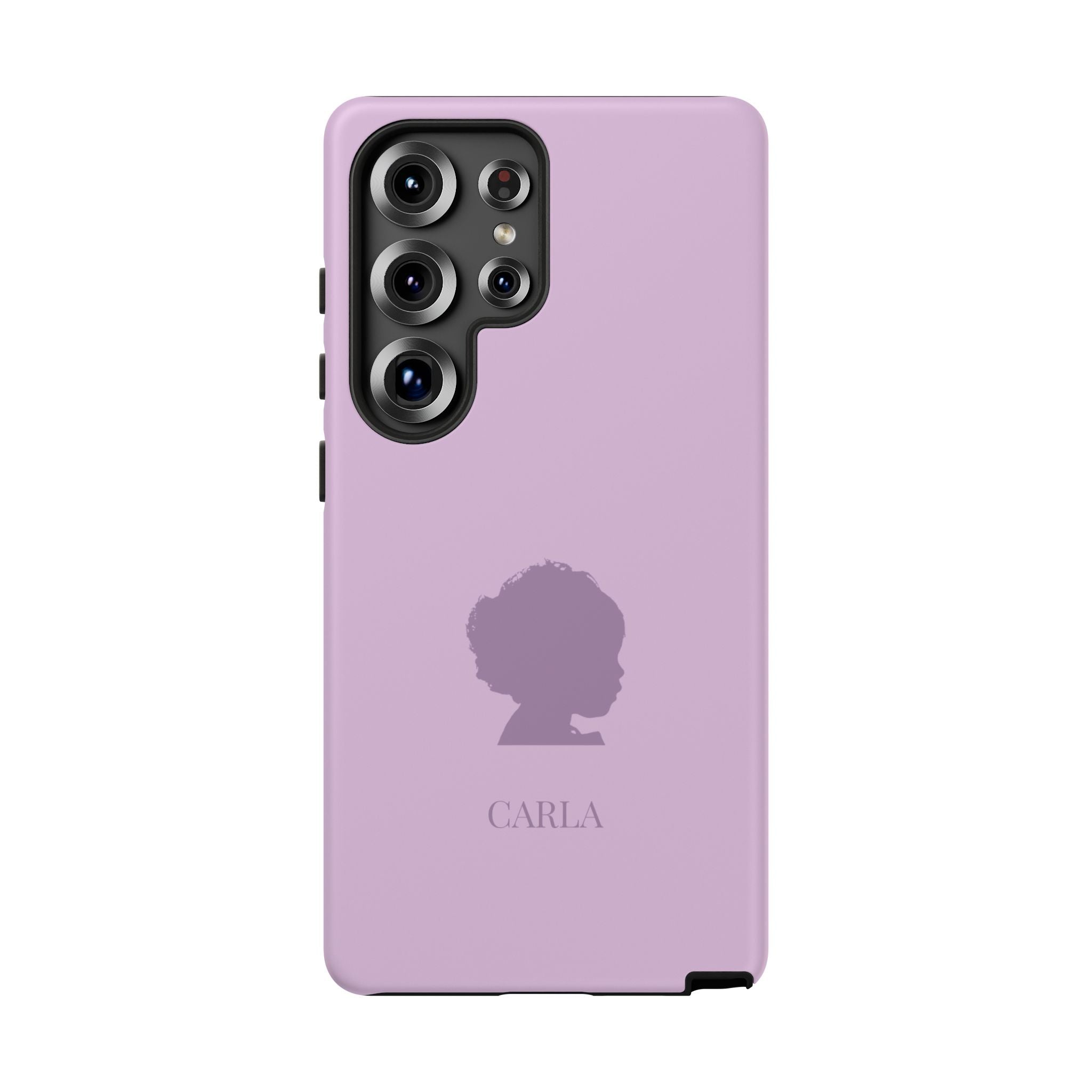 SILHOUETTE LAVENDEL – Personalisierte Handyhülle mit Dual-Layer-Schutz