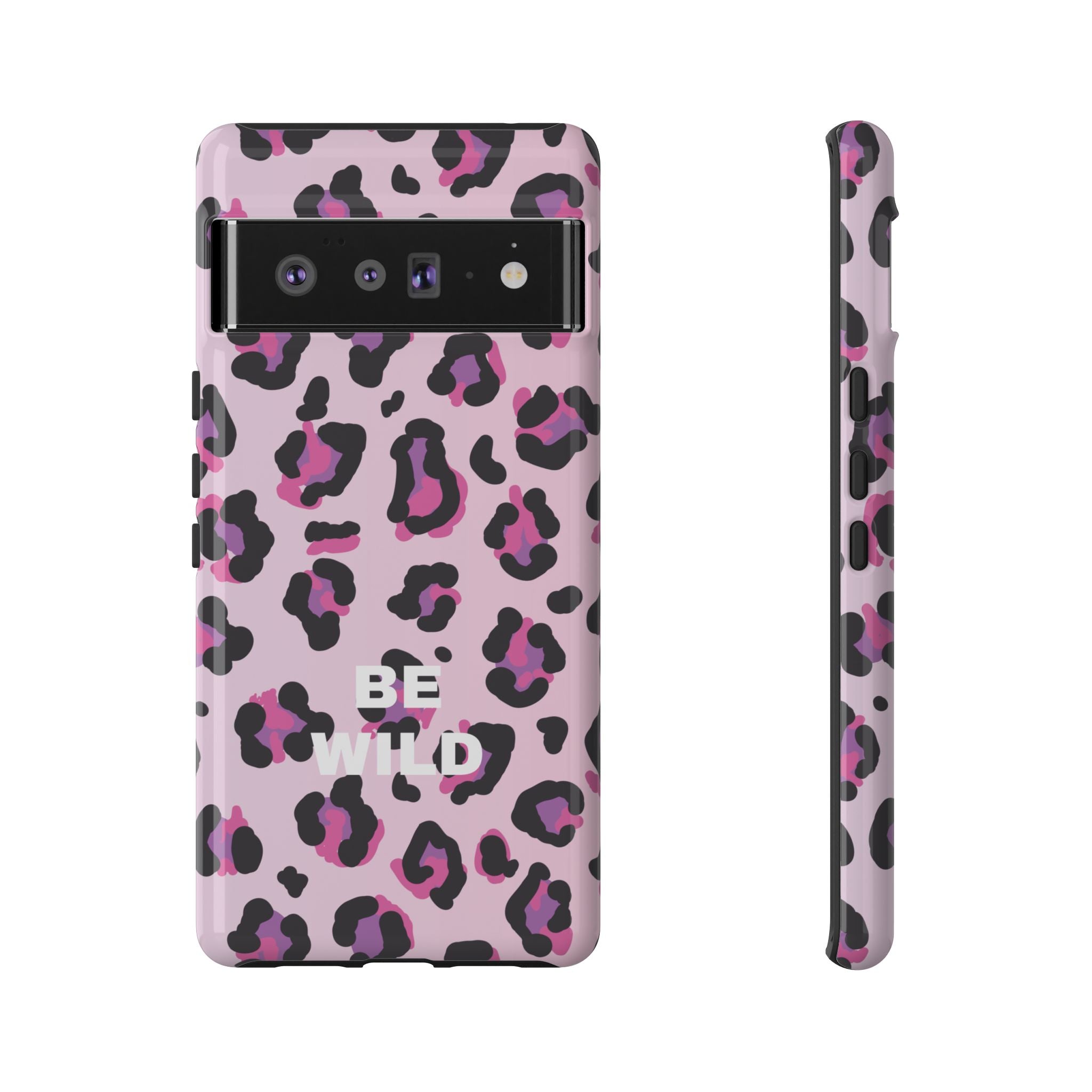 PINK LEO – Personalisierte Handyhülle mit Dual-Layer-Schutz