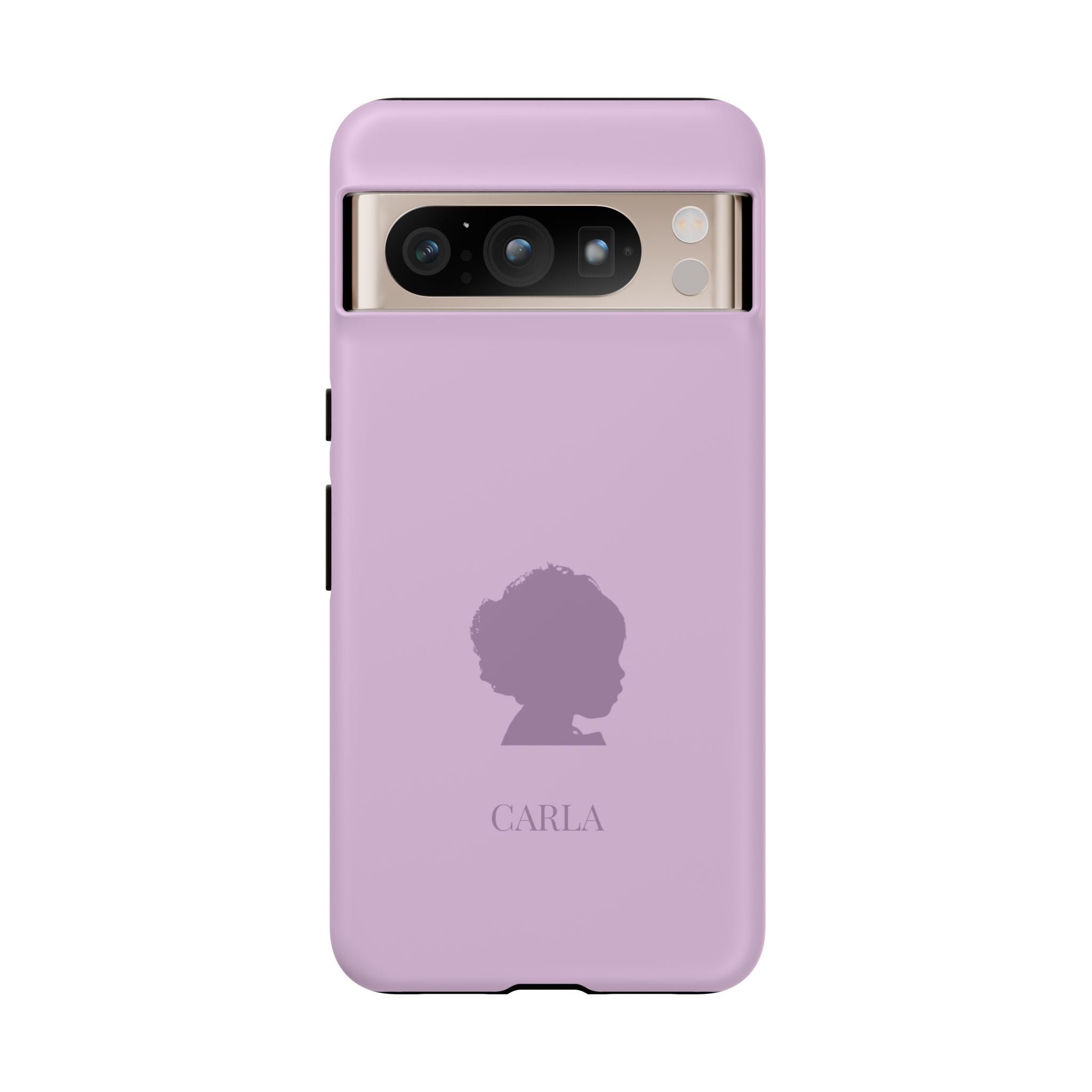 SILHOUETTE LAVENDEL – Personalisierte Handyhülle mit Dual-Layer-Schutz