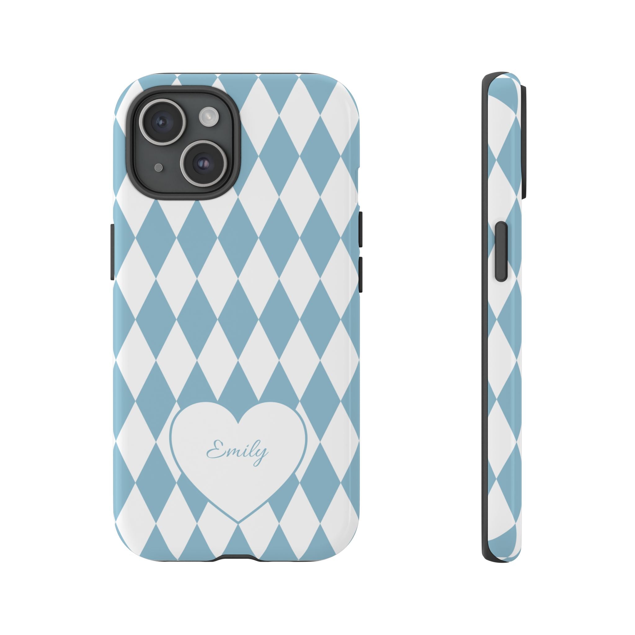 BAYERN HELLBLAU WEISS – Personalisierte Handyhülle mit Dual-Layer-Schutz