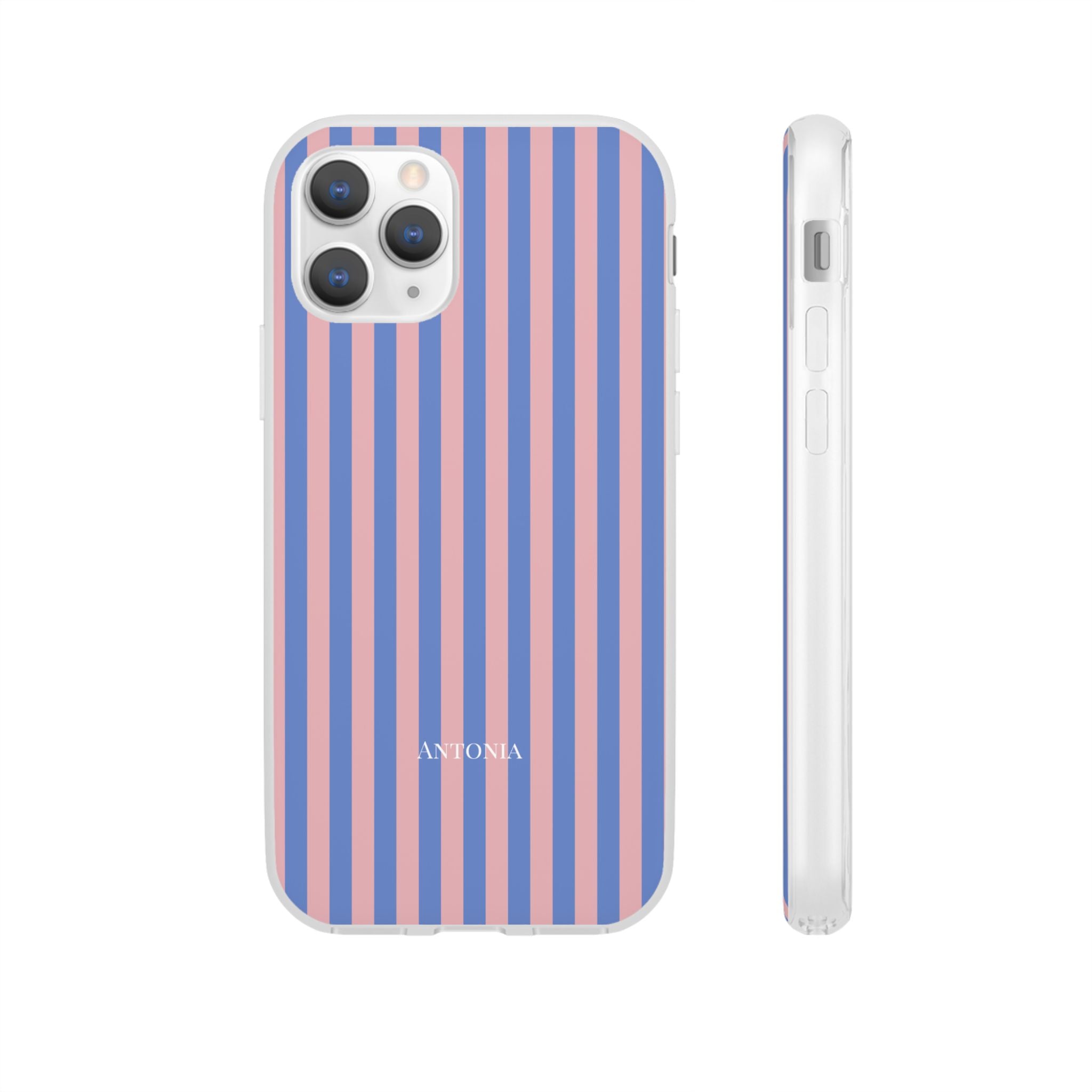 BLUE & BLUSH – Personalisierte Flex Handyhülle