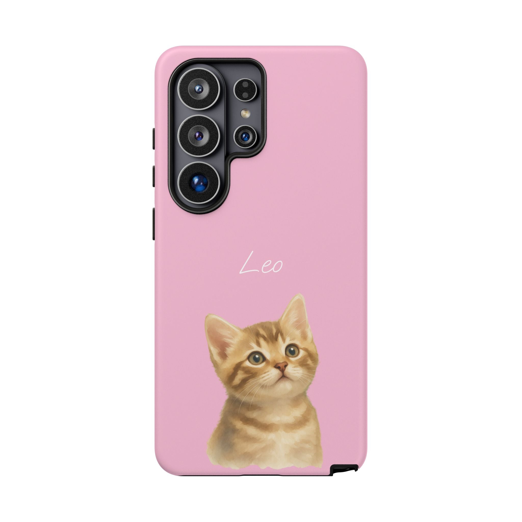 PET AQUARELL PINK – Personalisierte Handyhülle mit Dual-Layer-Schutz