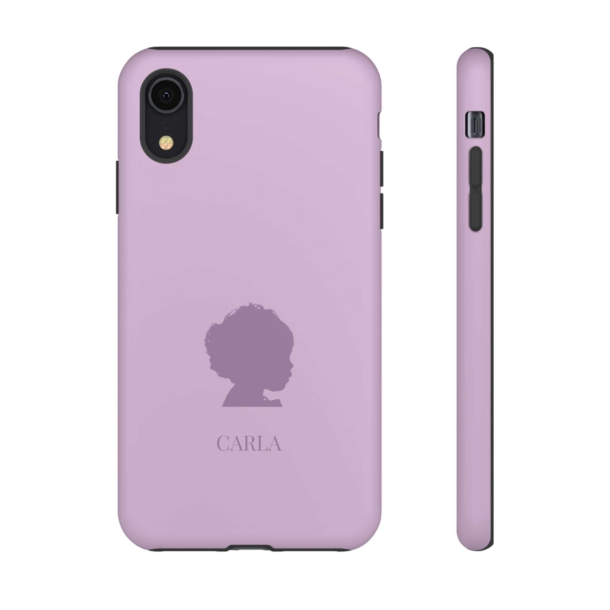 SILHOUETTE LAVENDEL – Personalisierte Handyhülle mit Dual-Layer-Schutz