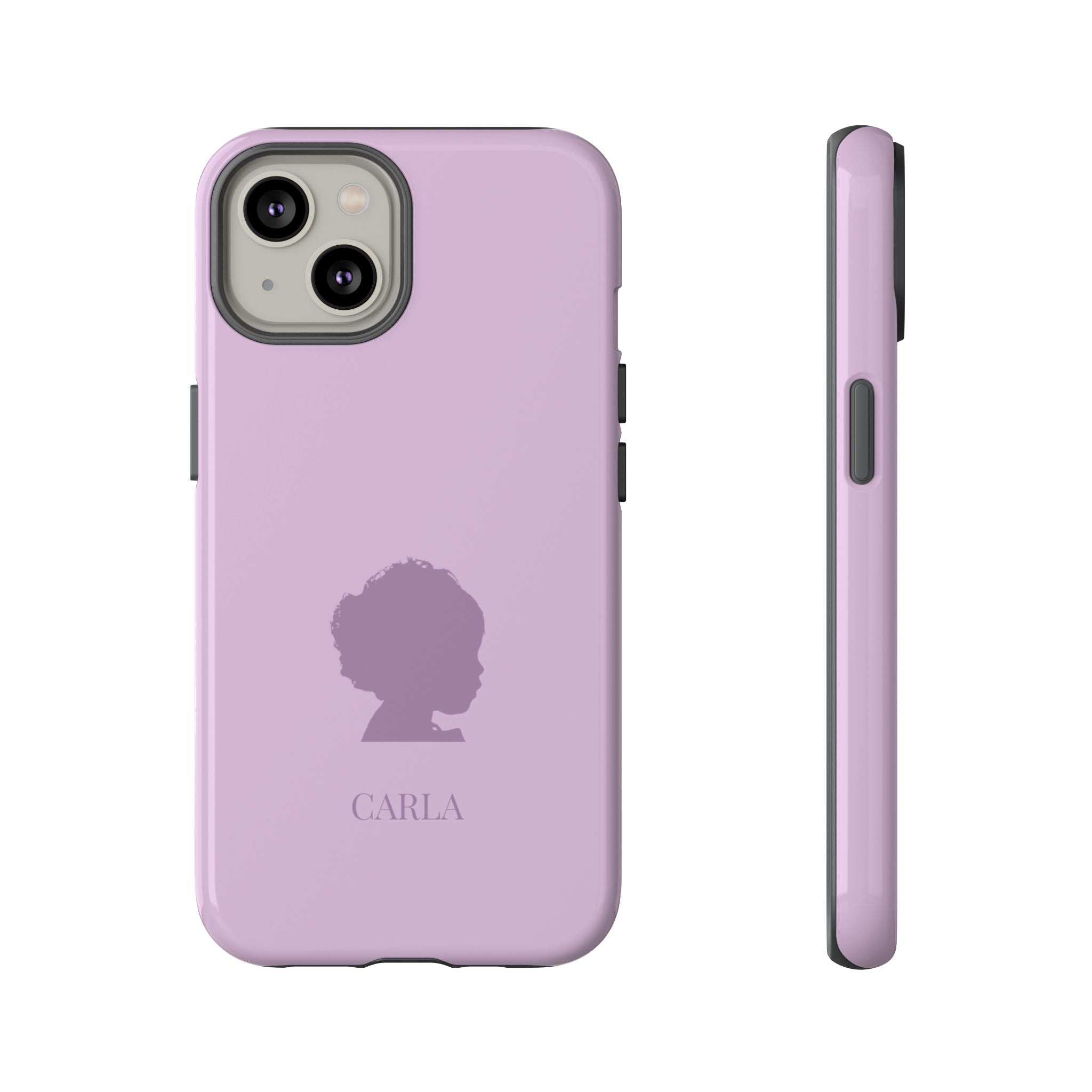 SILHOUETTE LAVENDEL – Personalisierte Handyhülle mit Dual-Layer-Schutz