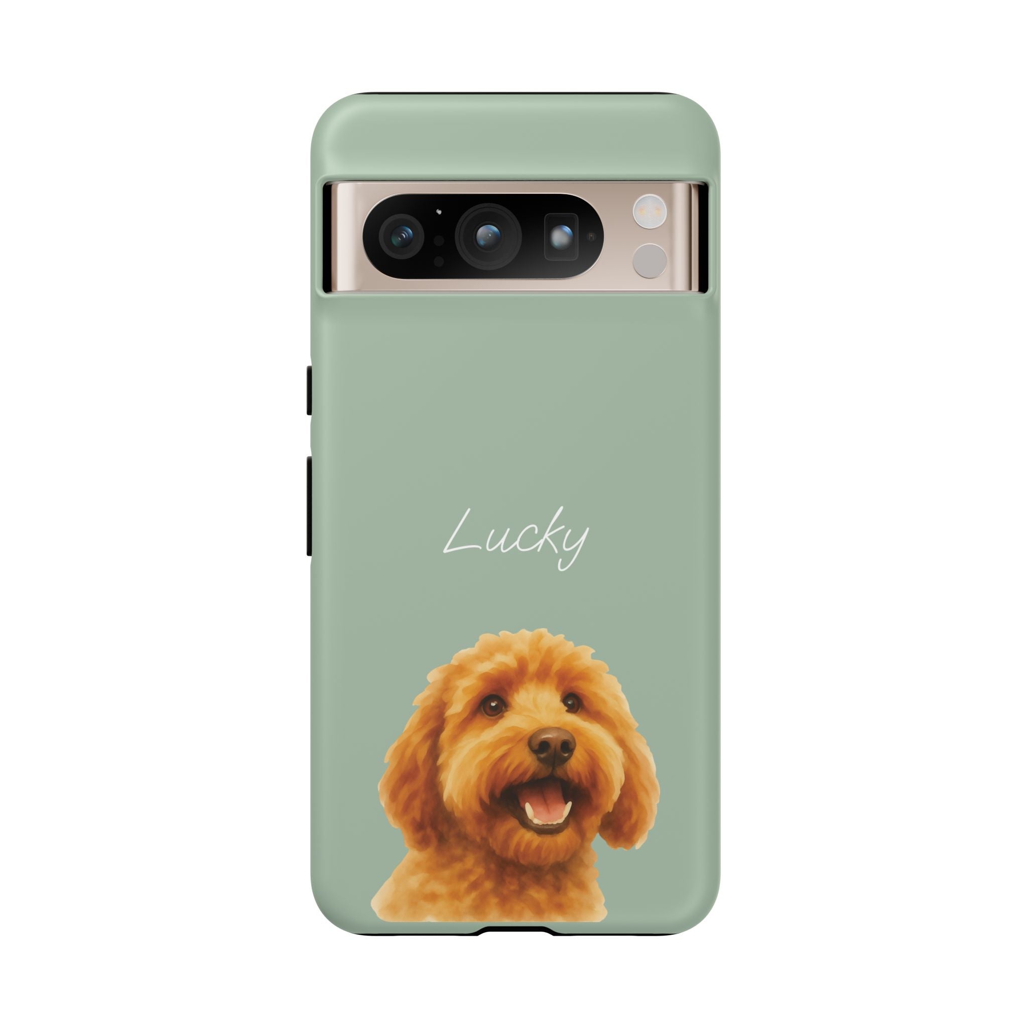 PET AQUARELL SALBEI – Personalisierte Handyhülle mit Dual-Layer-Schutz