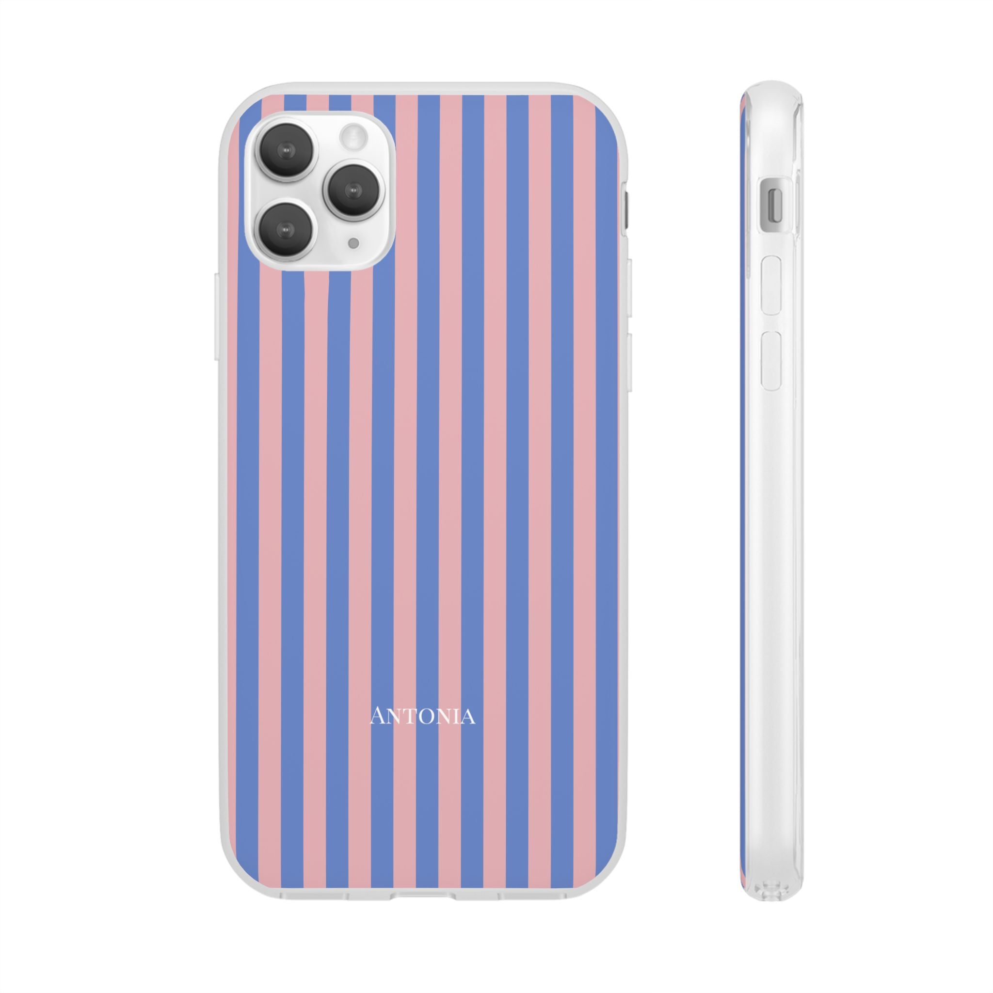 BLUE & BLUSH – Personalisierte Flex Handyhülle