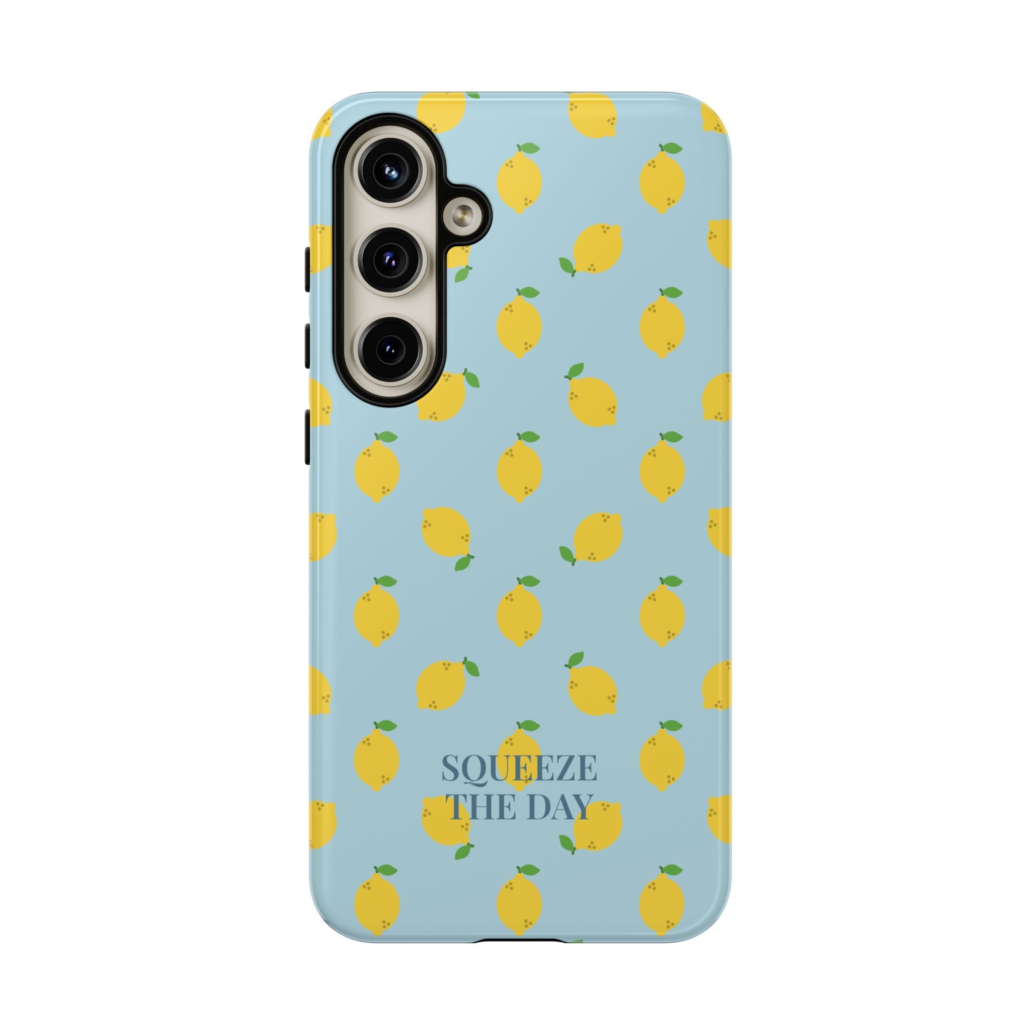 LEMONS BLUE SKY – Personalisierte Handyhülle mit Dual-Layer-Schutz