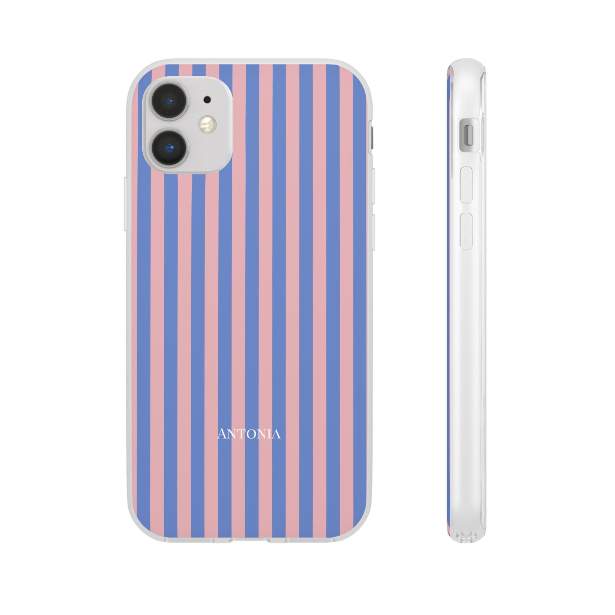 BLUE & BLUSH – Personalisierte Flex Handyhülle