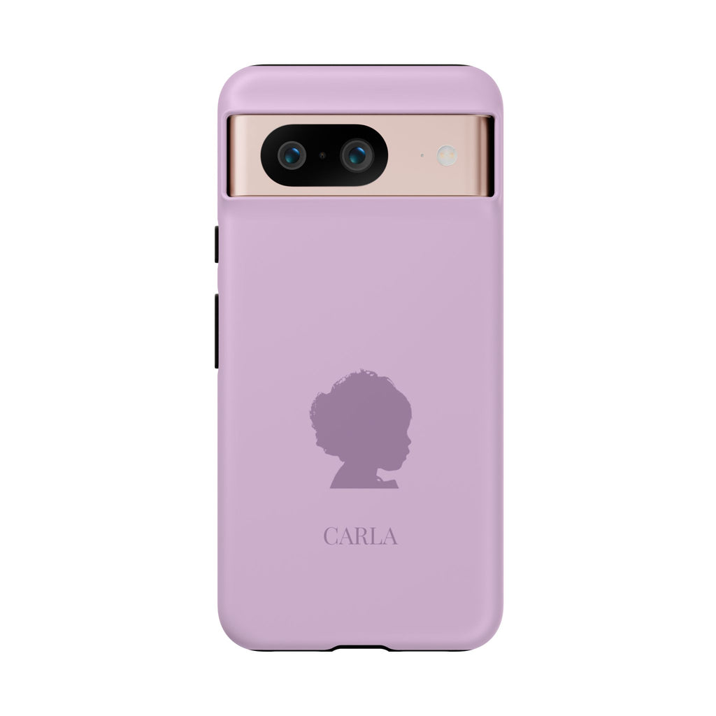 SILHOUETTE LAVENDEL – Personalisierte Handyhülle mit Dual-Layer-Schutz