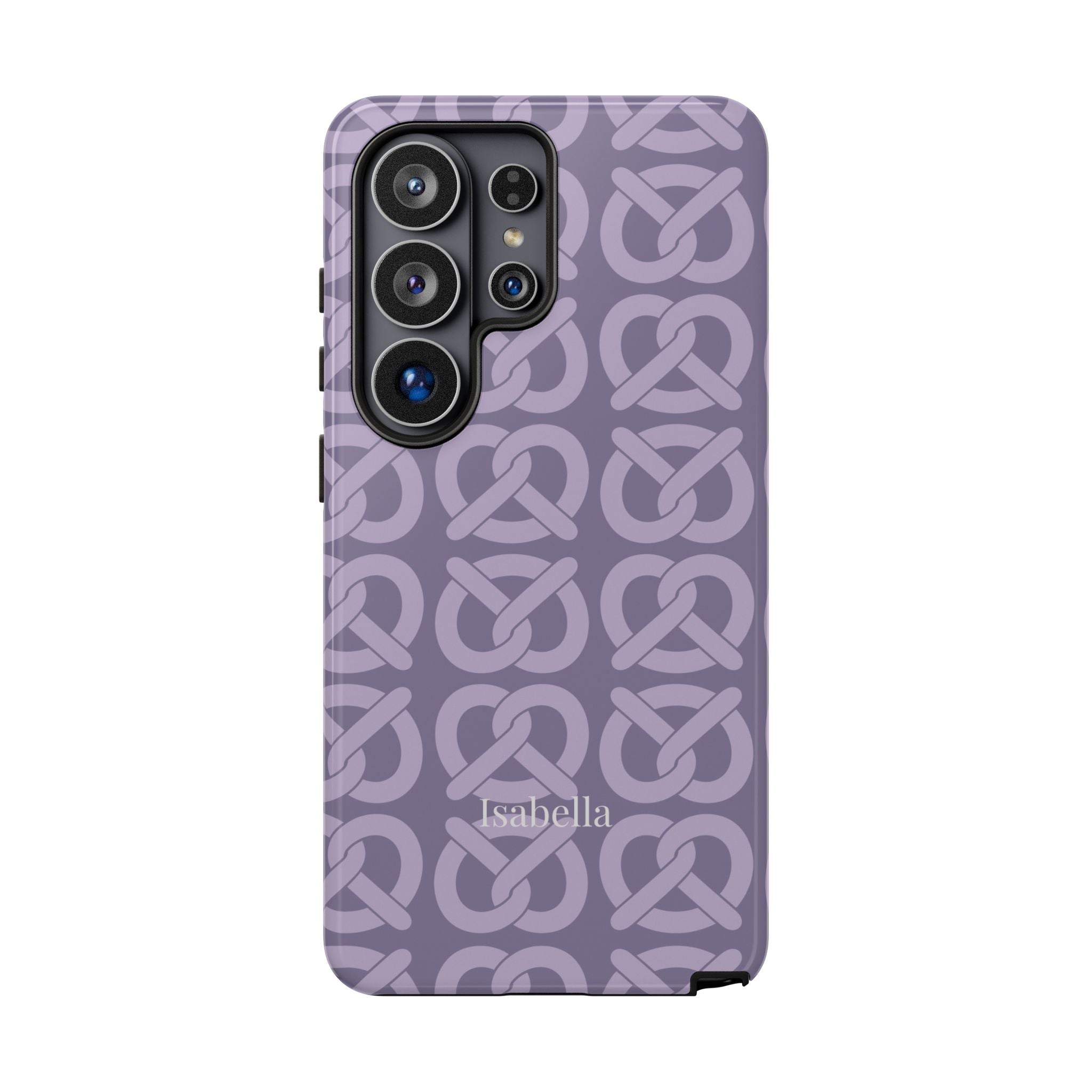 BREZN MONOGRAMM LAVENDEL – Personalisierte Handyhülle mit Dual-Layer-Schutz