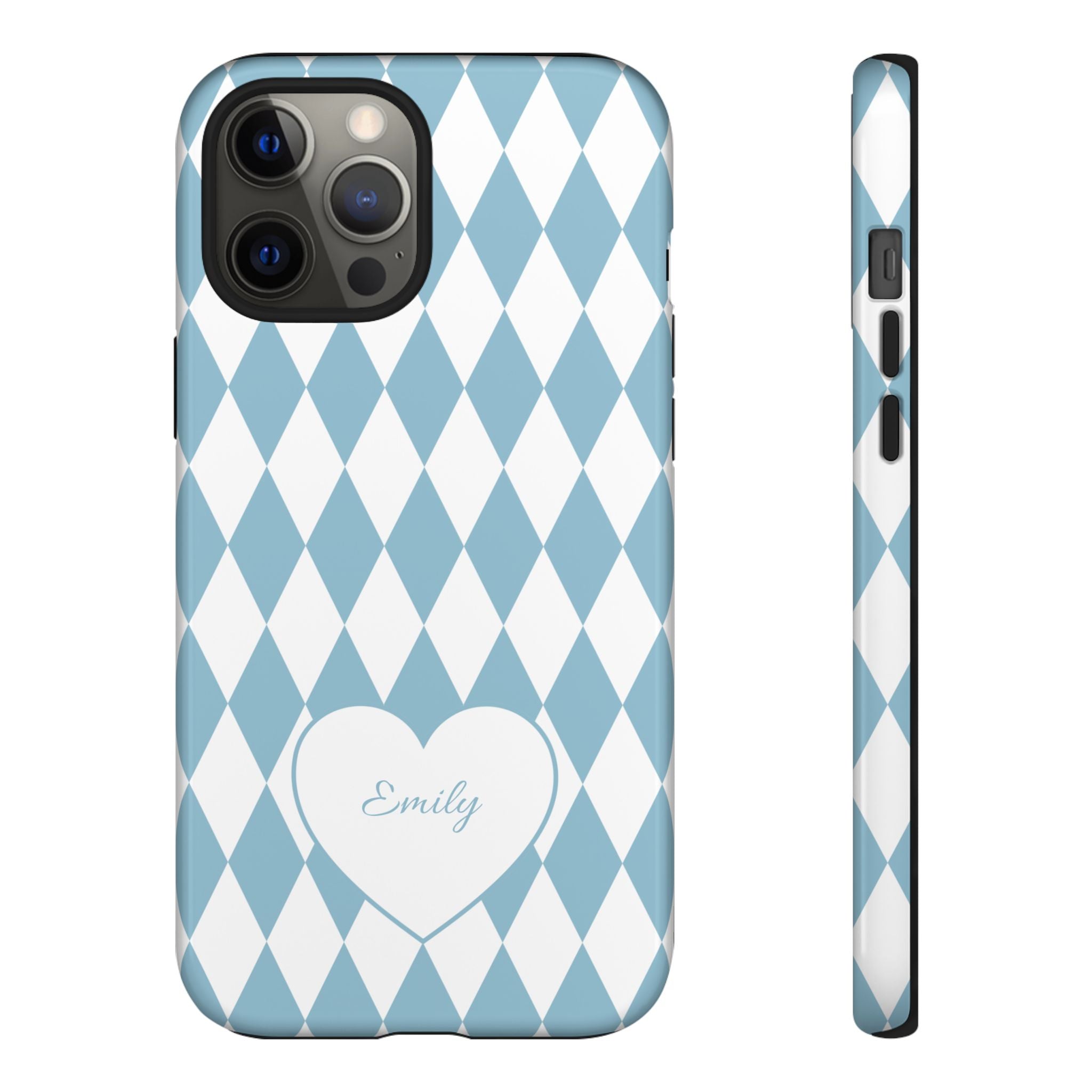 BAYERN HELLBLAU WEISS – Personalisierte Handyhülle mit Dual-Layer-Schutz