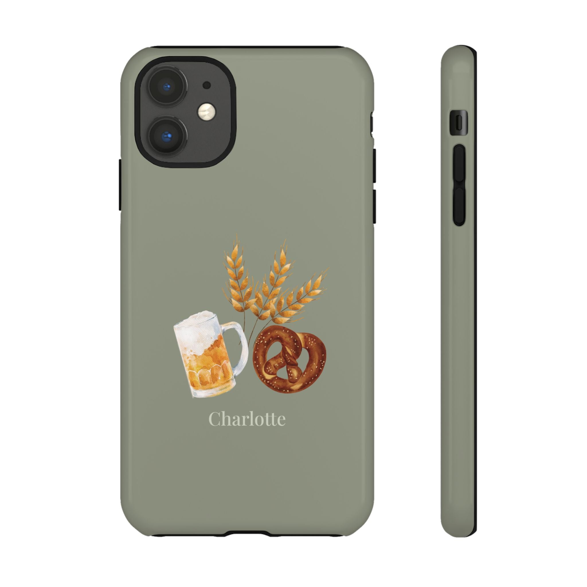 WIESN-SCHMANKERL SALBEI – Personalisierte Handyhülle mit Dual-Layer-Schutz