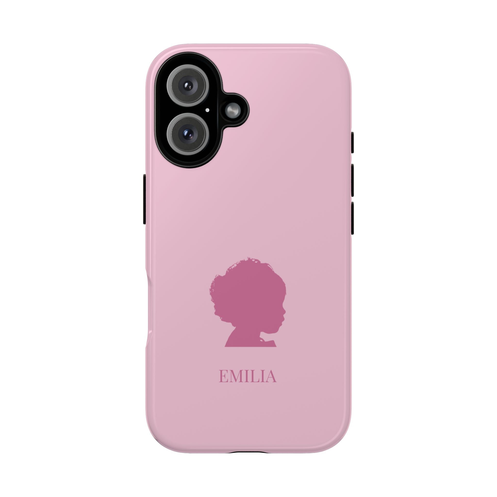 SILHOUETTE ROSE – Personalisierte Handyhülle mit Dual-Layer-Schutz