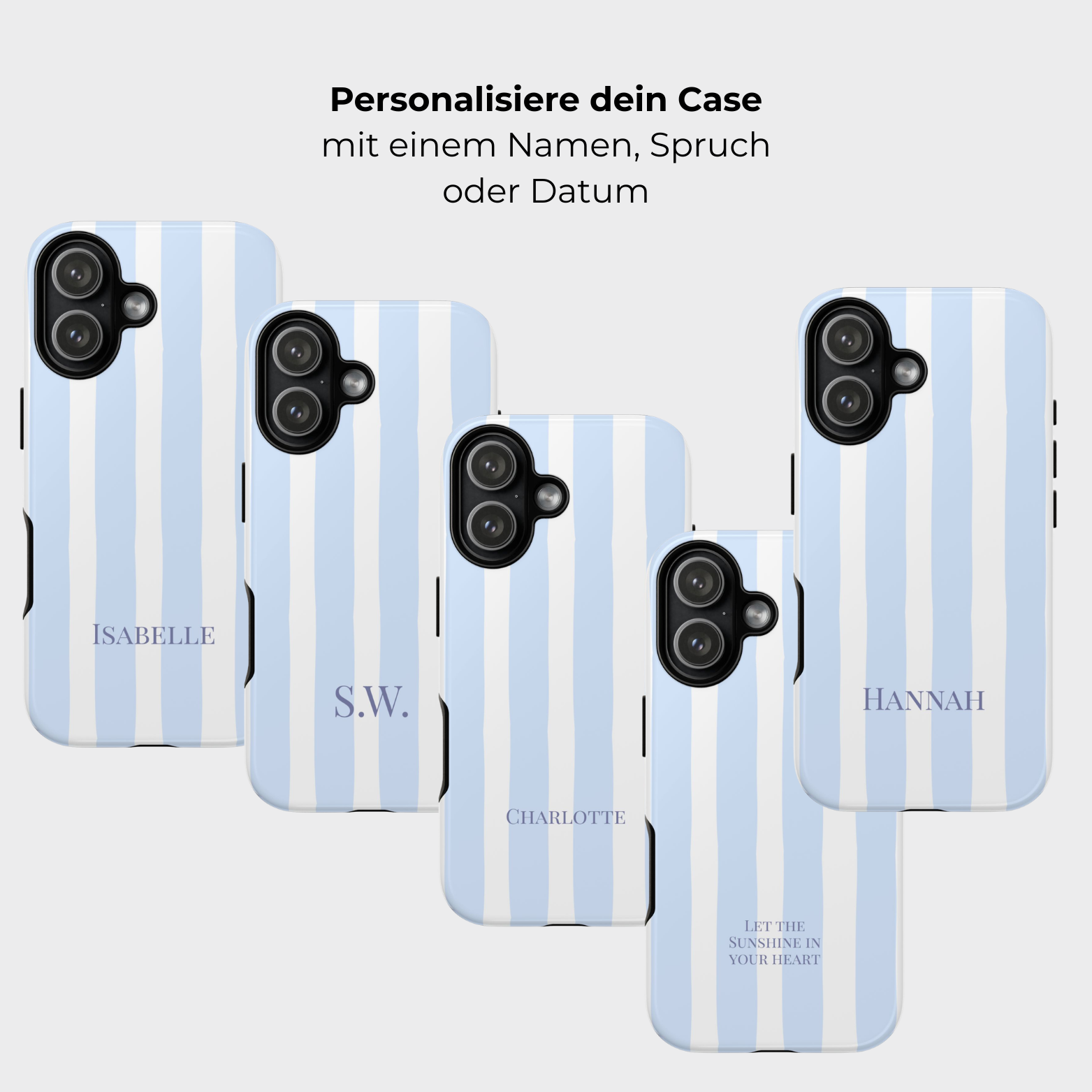 SEASIDE – Personalisierte Handyhülle mit Dual-Layer-Schutz
