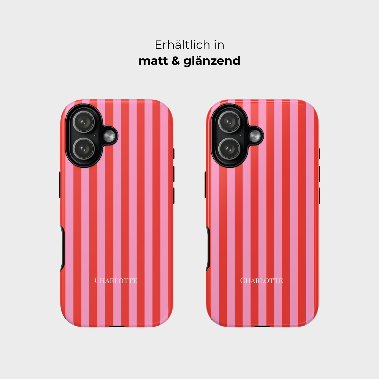 FEELING PINK – Personalisierte Handyhülle mit Dual-Layer-Schutz