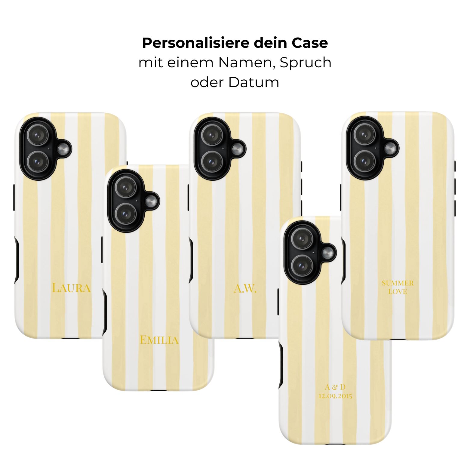 SUNNYSIDE – Personalisierte Handyhülle mit Dual-Layer-Schutz