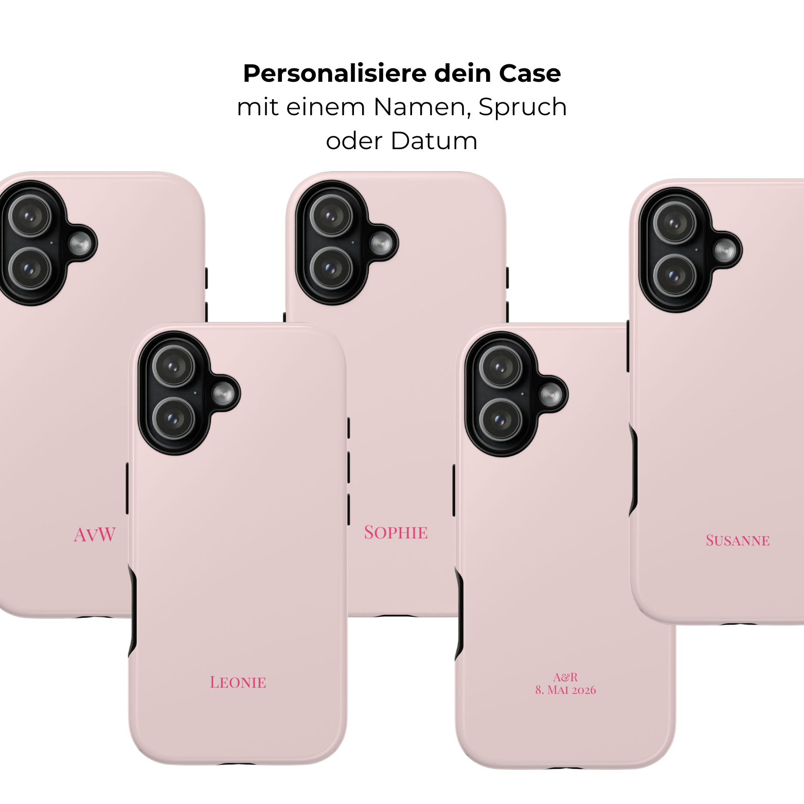 STRAWBERRY – Personalisierte Handyhülle mit Dual-Layer-Schutz