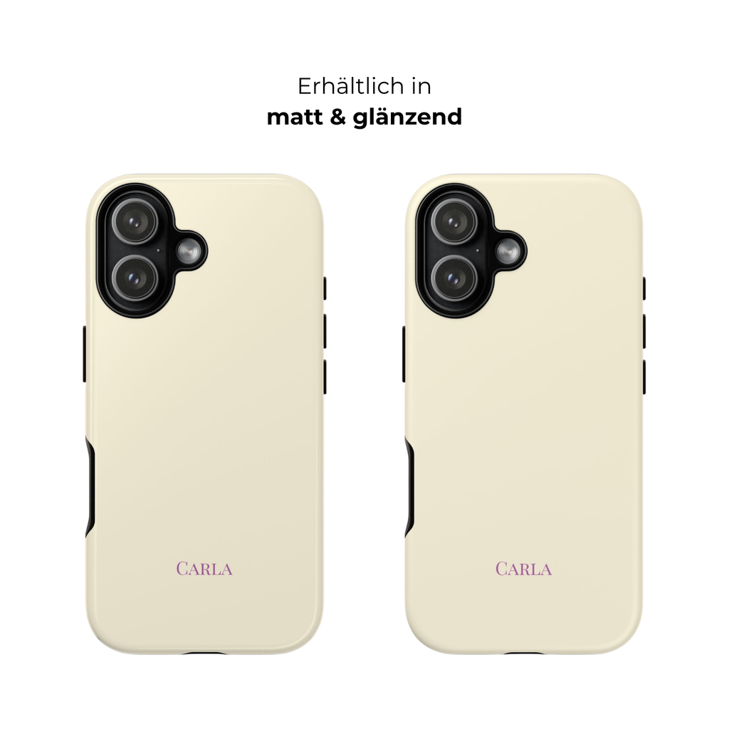 BUTTERMELK – Personalisierte Handyhülle mit Dual-Layer-Schutz