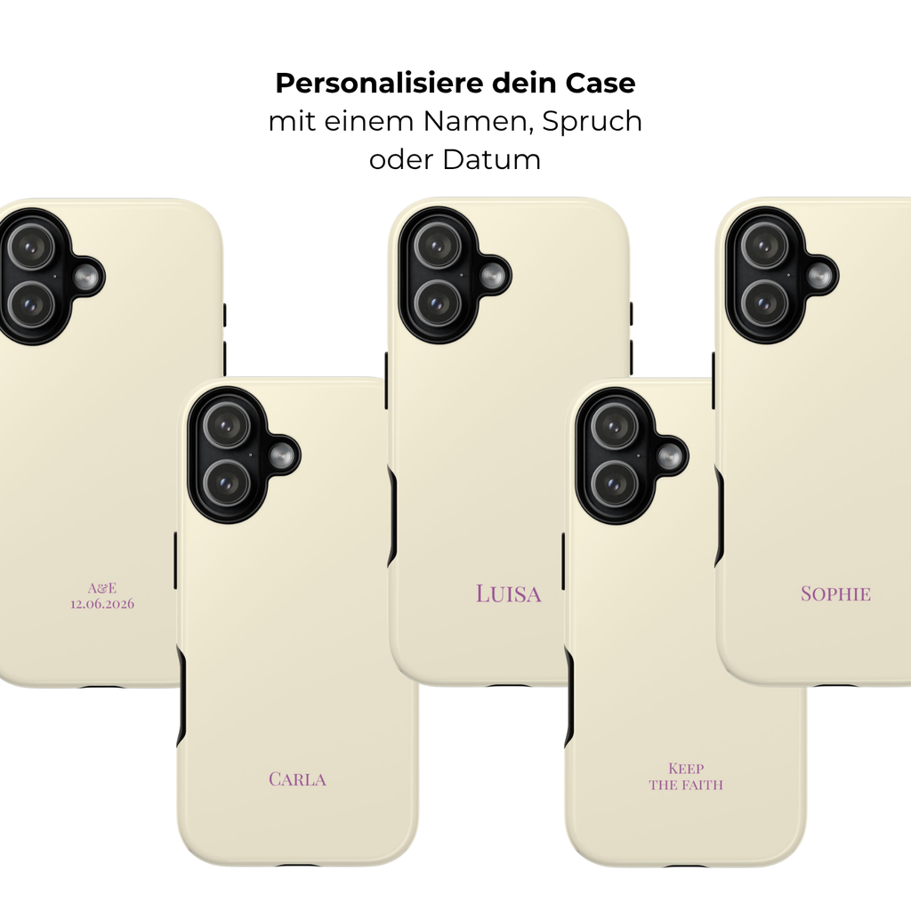 BUTTERMELK – Personalisierte Handyhülle mit Dual-Layer-Schutz