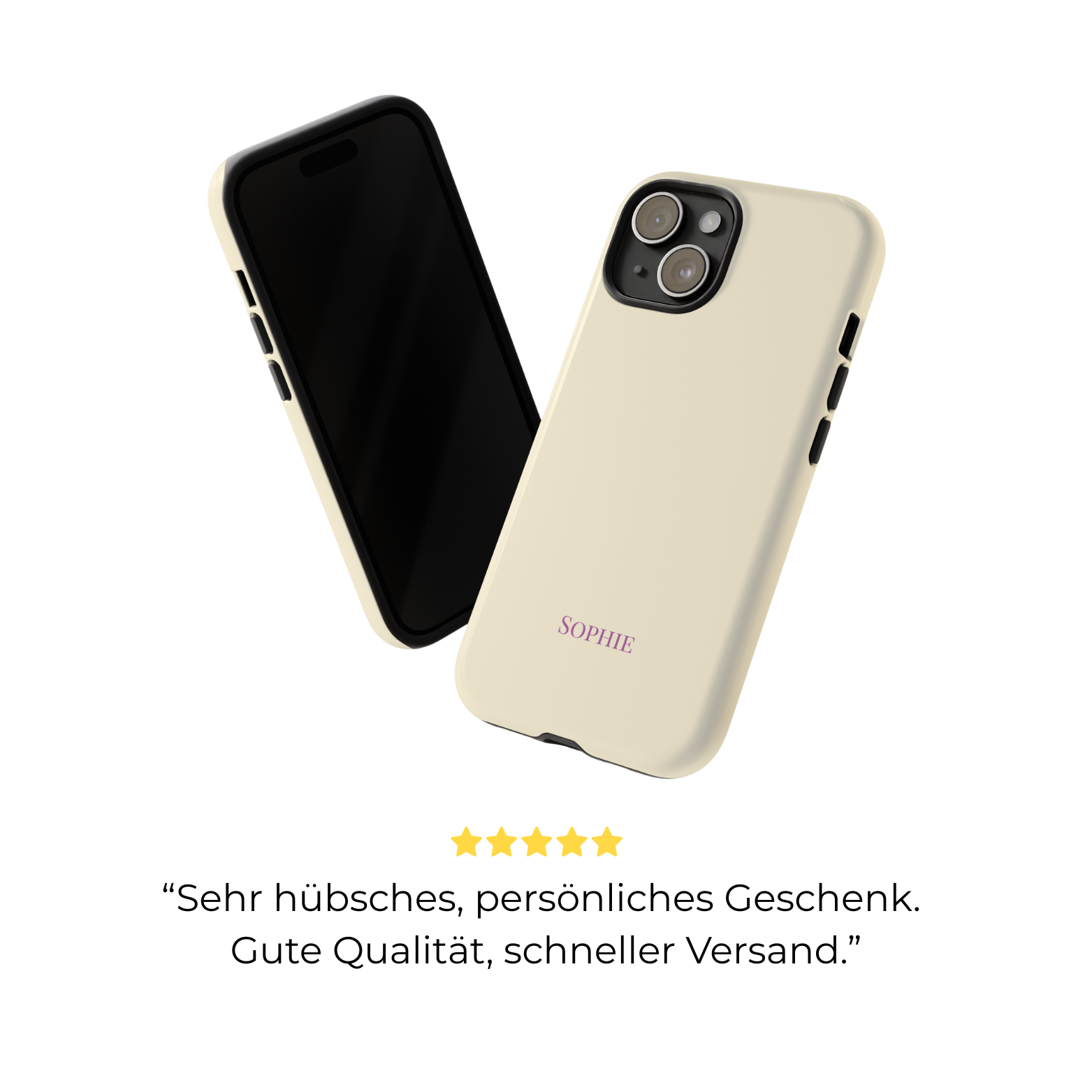 BUTTERMELK – Personalisierte Handyhülle mit Dual-Layer-Schutz