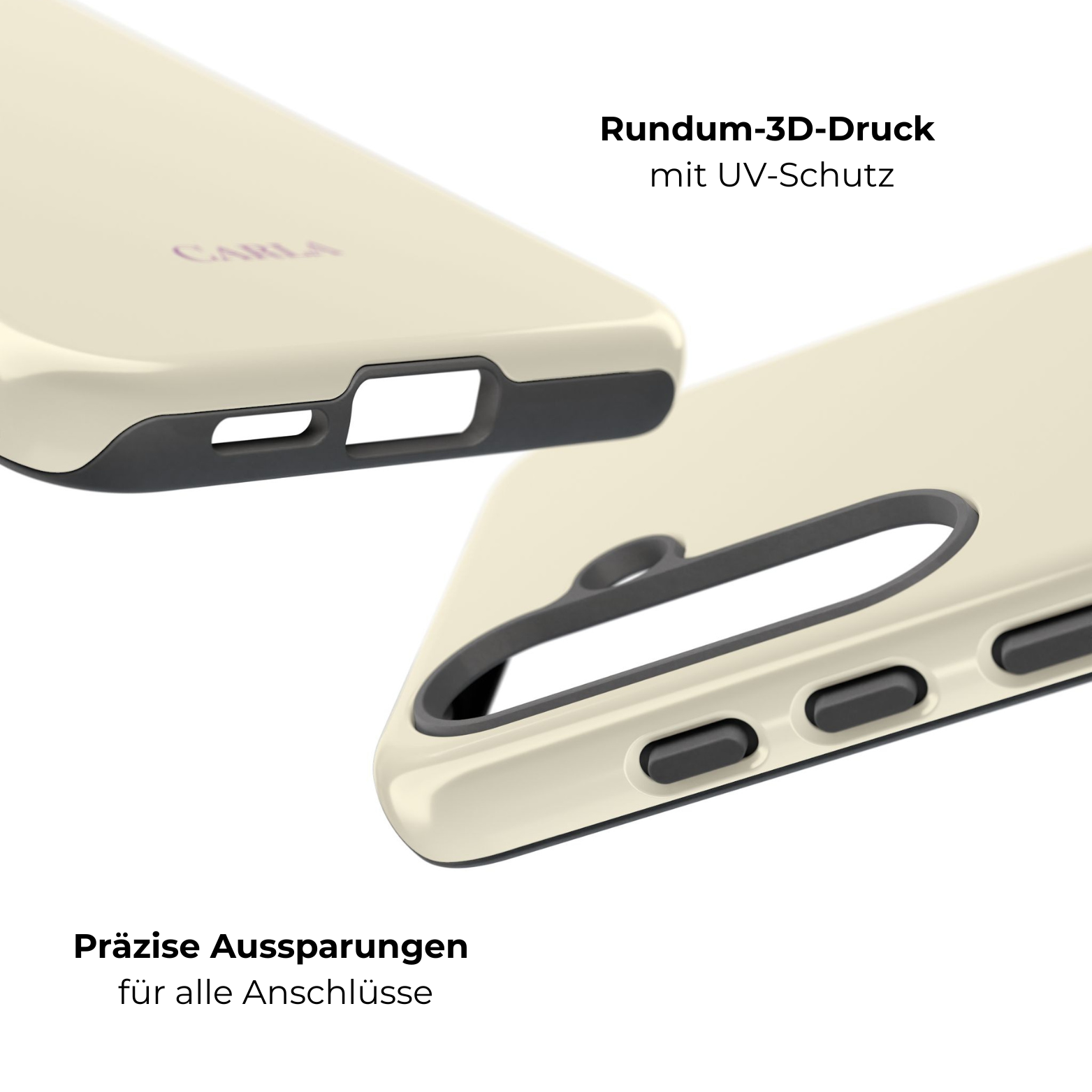 BUTTERMELK – Personalisierte Handyhülle mit Dual-Layer-Schutz