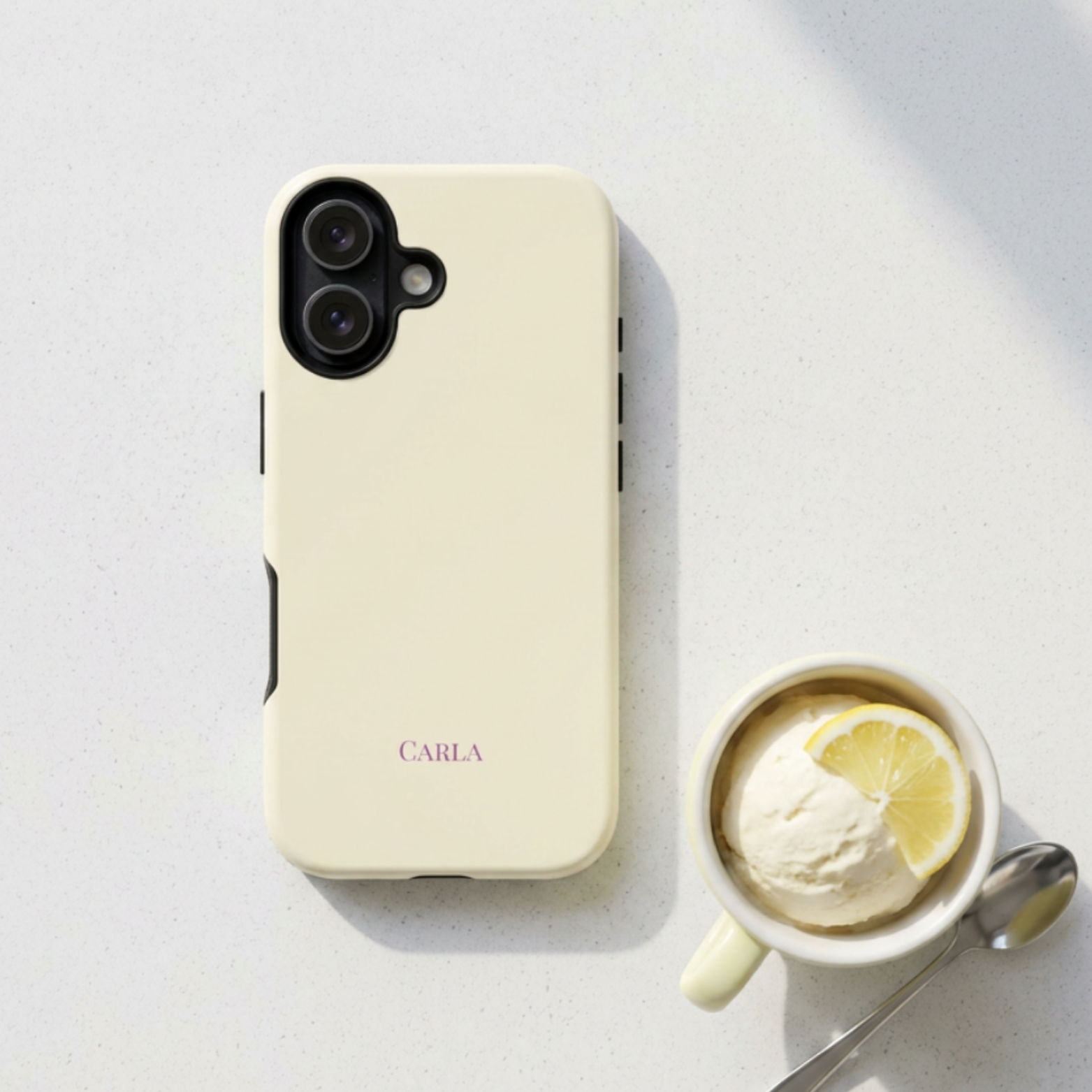 BUTTERMELK – Personalisierte Handyhülle mit Dual-Layer-Schutz