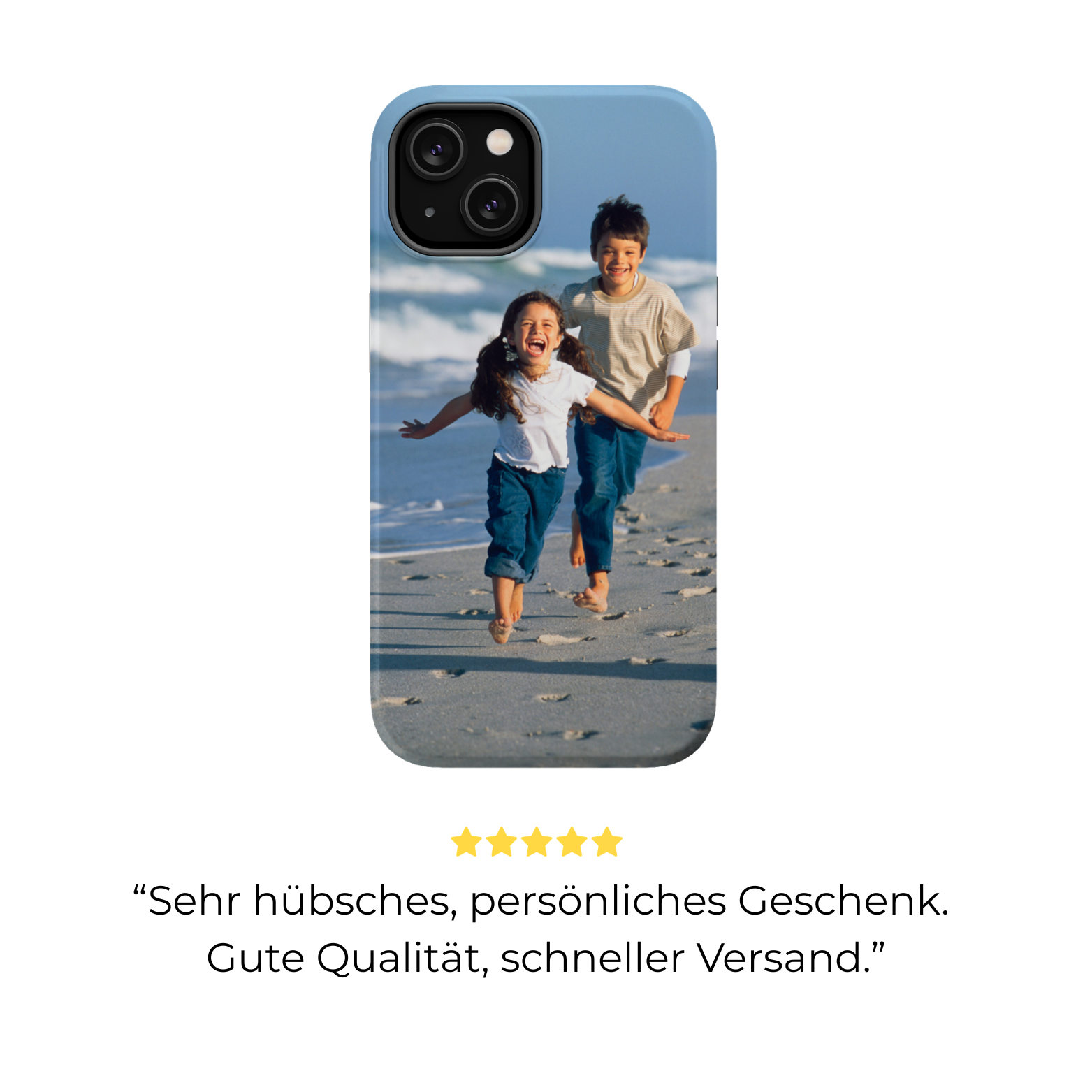MOMENTS – Personalisierte Foto Handyhülle mit Dual-Layer-Schutz