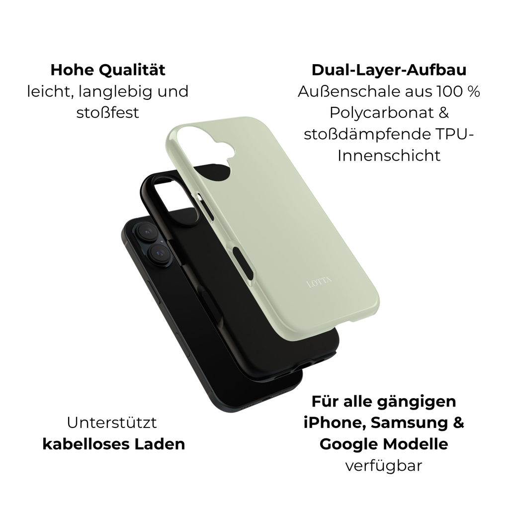 PISTACCHIO – Personalisierte Handyhülle mit Dual-Layer-Schutz