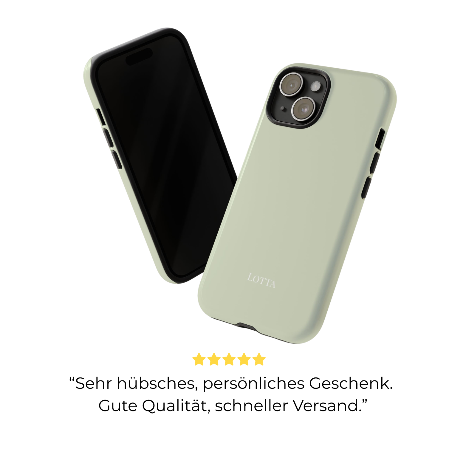 PISTACCHIO – Personalisierte Handyhülle mit Dual-Layer-Schutz