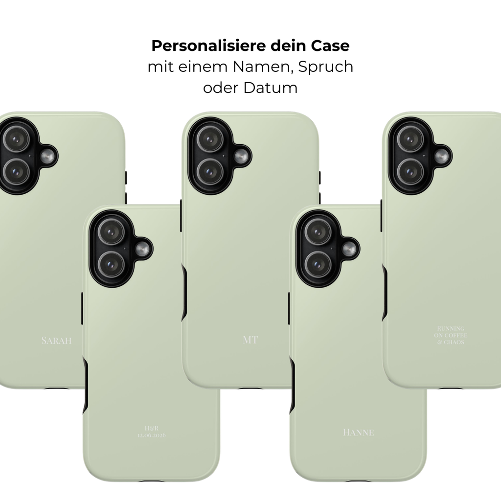 PISTACCHIO – Personalisierte Handyhülle mit Dual-Layer-Schutz