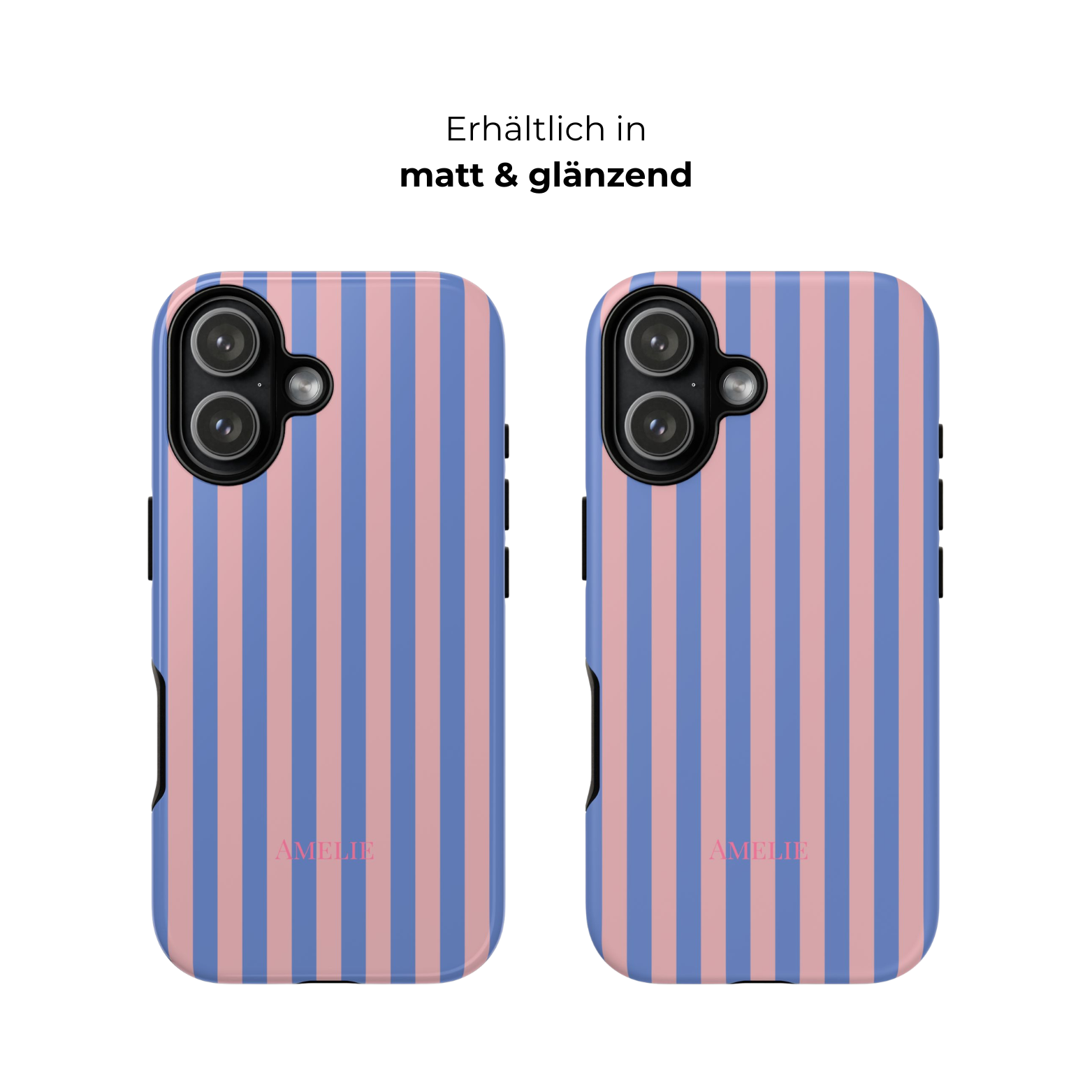 BLUSH & BLUE – Personalisierte Handyhülle mit Dual-Layer-Schutz