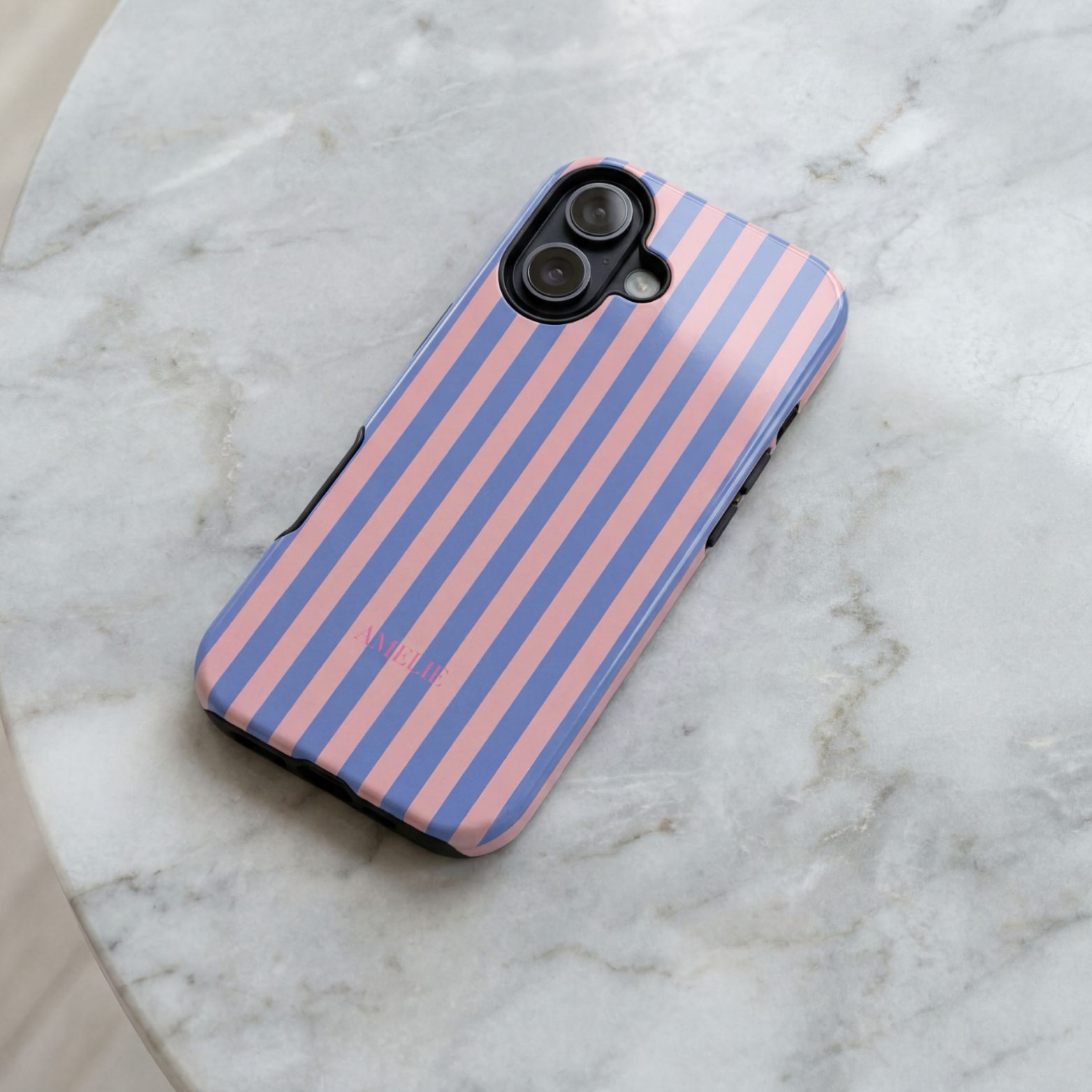 BLUSH & BLUE – Personalisierte Handyhülle mit Dual-Layer-Schutz