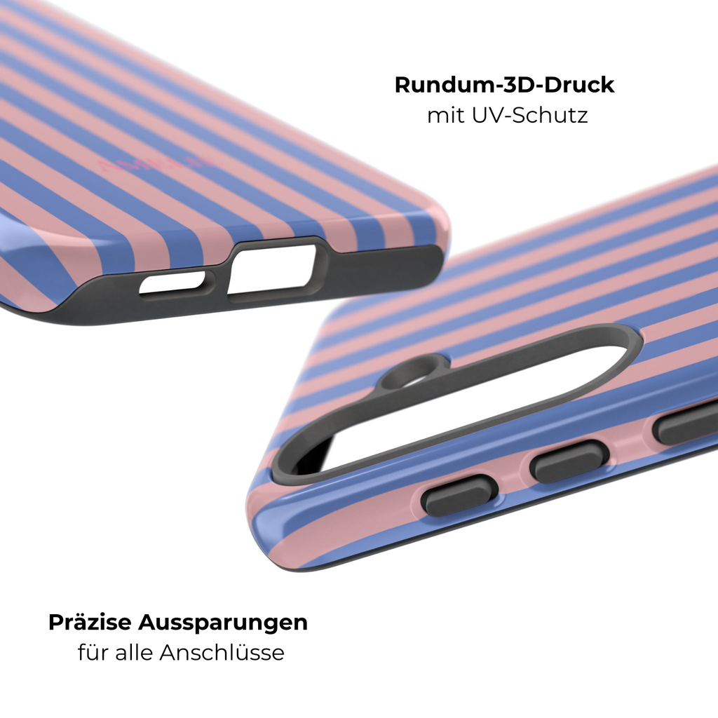 BLUSH & BLUE – Personalisierte Handyhülle mit Dual-Layer-Schutz