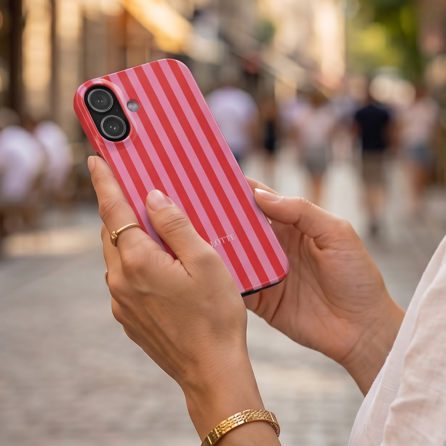 FEELING PINK – Personalisierte Slim Handyhülle
