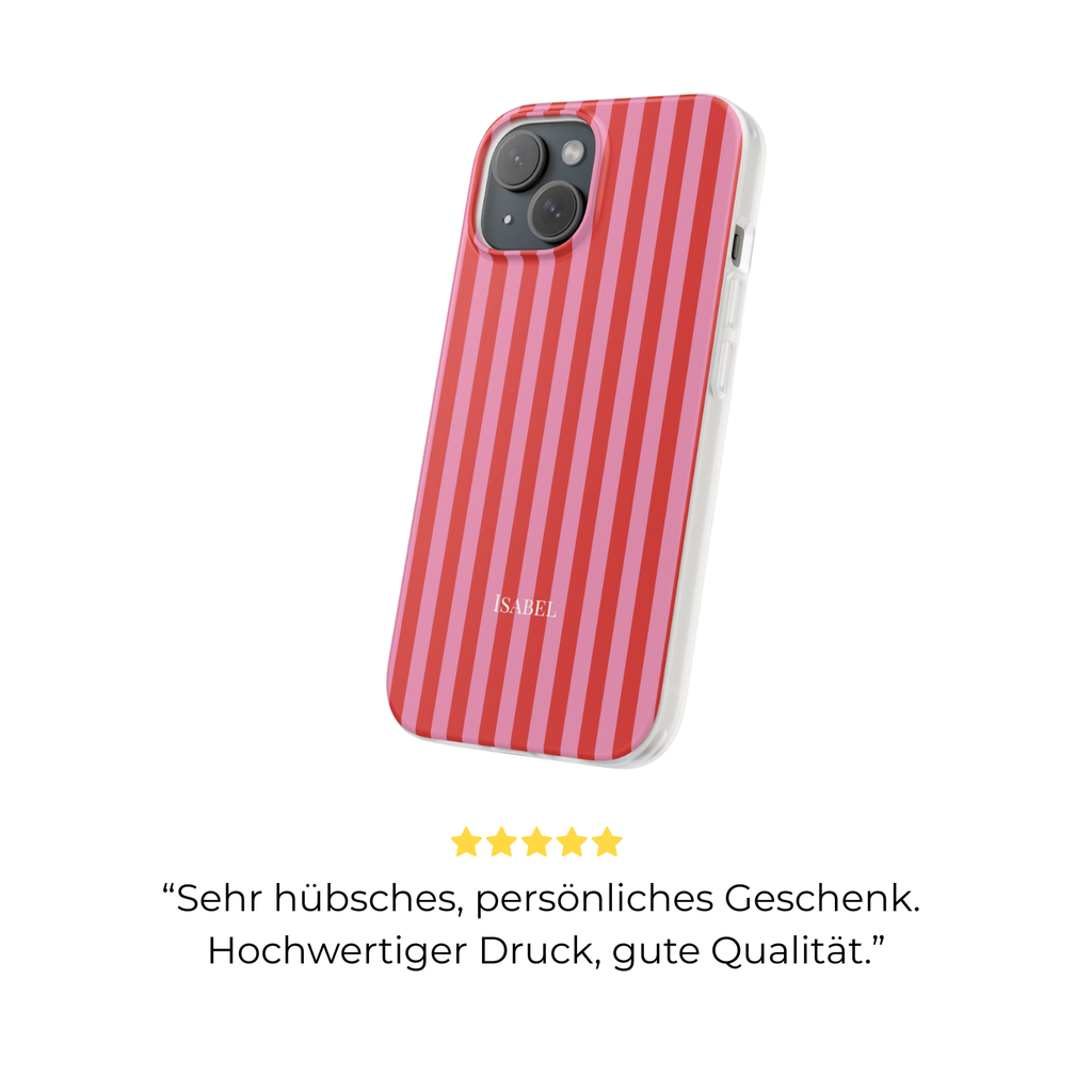 FEELING PINK – Personalisierte Flex Handyhülle