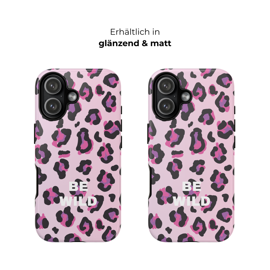 PINK LEO – Personalisierte Handyhülle mit Dual-Layer-Schutz