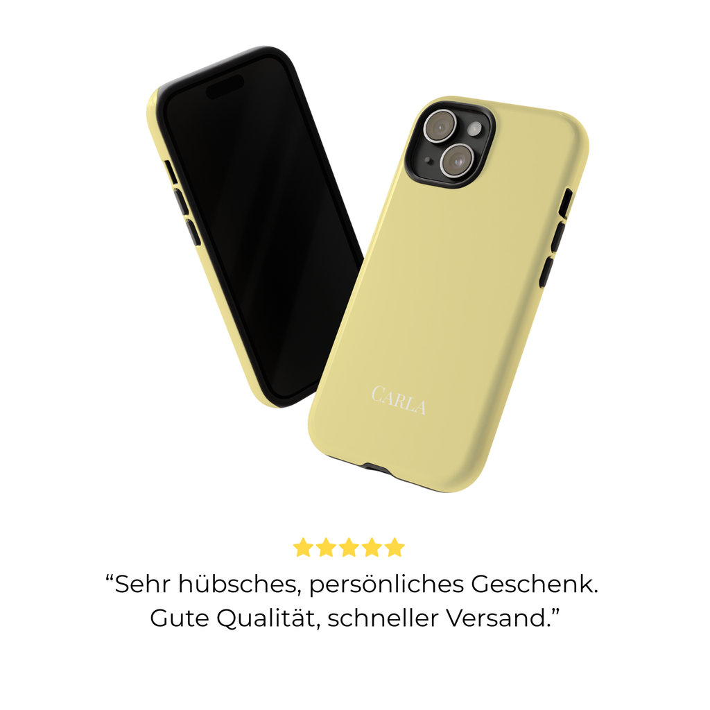 BUTTERMELK – Personalisierte Handyhülle mit Dual-Layer-Schutz