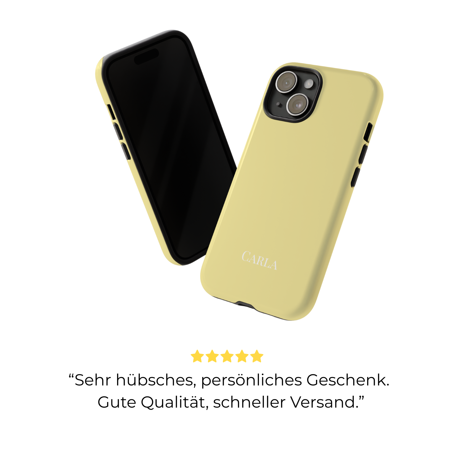 BUTTERMELK – Personalisierte Handyhülle mit Dual-Layer-Schutz