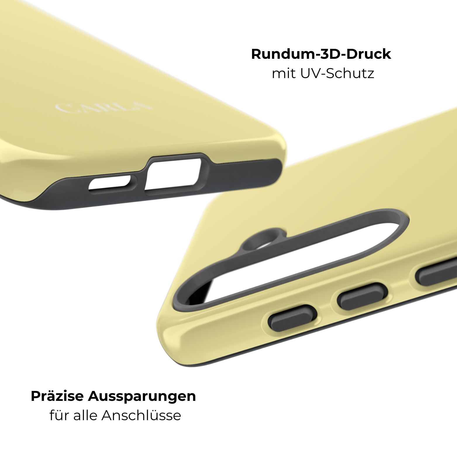 BUTTERMELK – Personalisierte Handyhülle mit Dual-Layer-Schutz