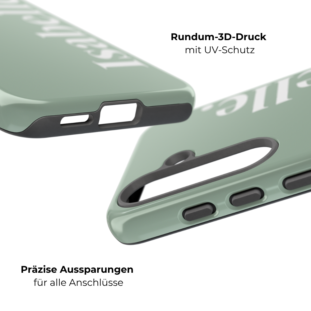 SALBEI BOLD NAME – Personalisierte Handyhülle mit Dual-Layer-Schutz