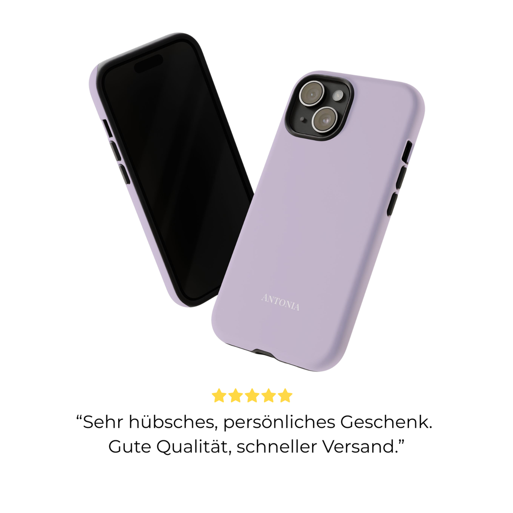 LAVENDEL – Personalisierte Handyhülle mit Dual-Layer-Schutz