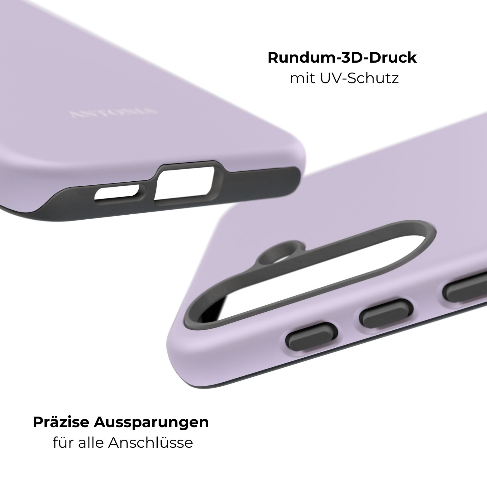 LAVENDEL – Personalisierte Handyhülle mit Dual-Layer-Schutz