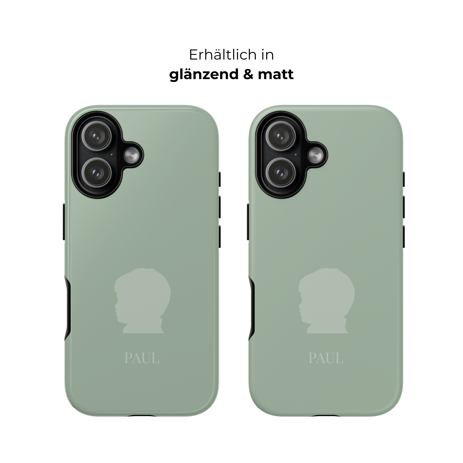SILHOUETTE SALBEI – Personalisierte Handyhülle mit Dual-Layer-Schutz