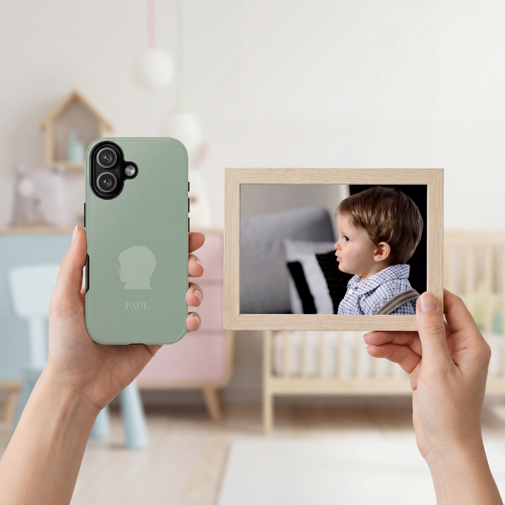 SILHOUETTE SALBEI – Personalisierte Handyhülle mit Dual-Layer-Schutz