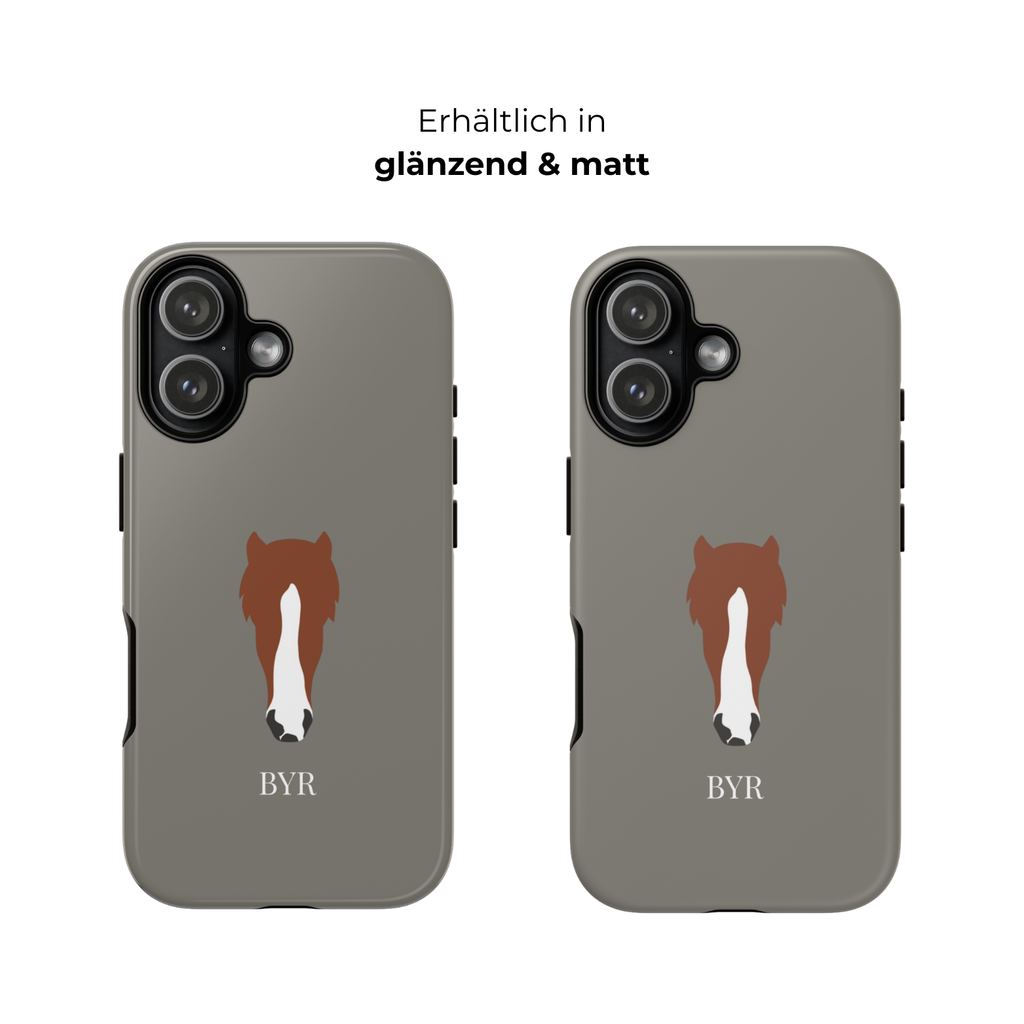 UNIQUE ANIMAL ART EDITION MOCCA – Personalisierte Handyhülle mit Dual-Layer-Schutz