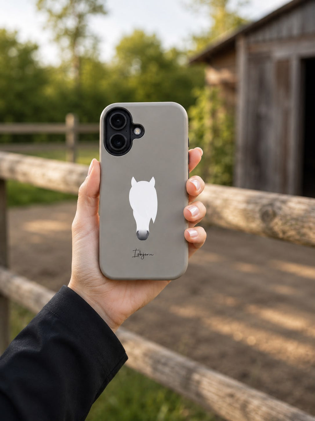 UNIQUE ANIMAL ART EDITION MOCCA – Personalisierte Handyhülle mit Dual-Layer-Schutz