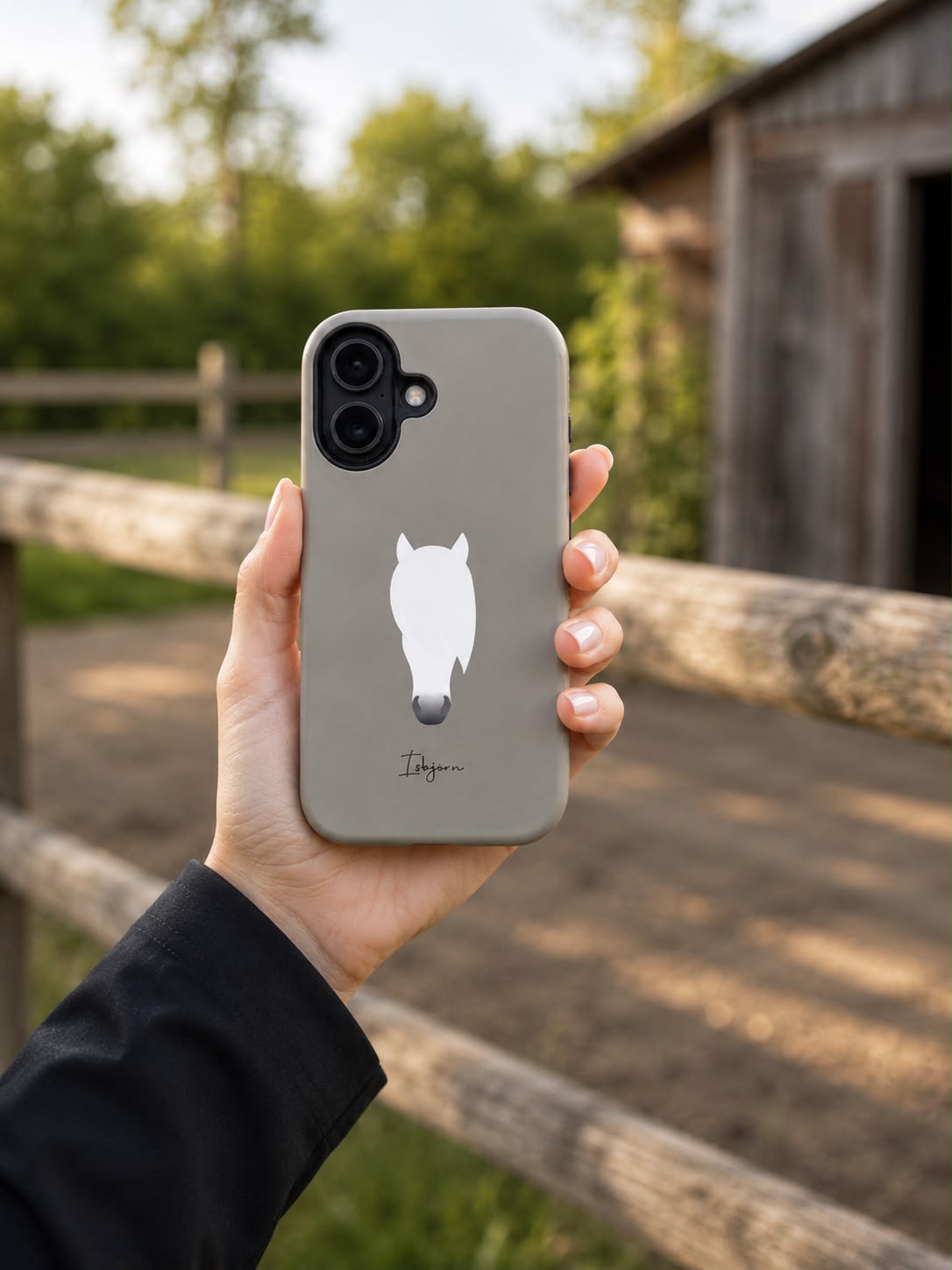 UNIQUE ANIMAL ART EDITION MOCCA – Personalisierte Handyhülle mit Dual-Layer-Schutz
